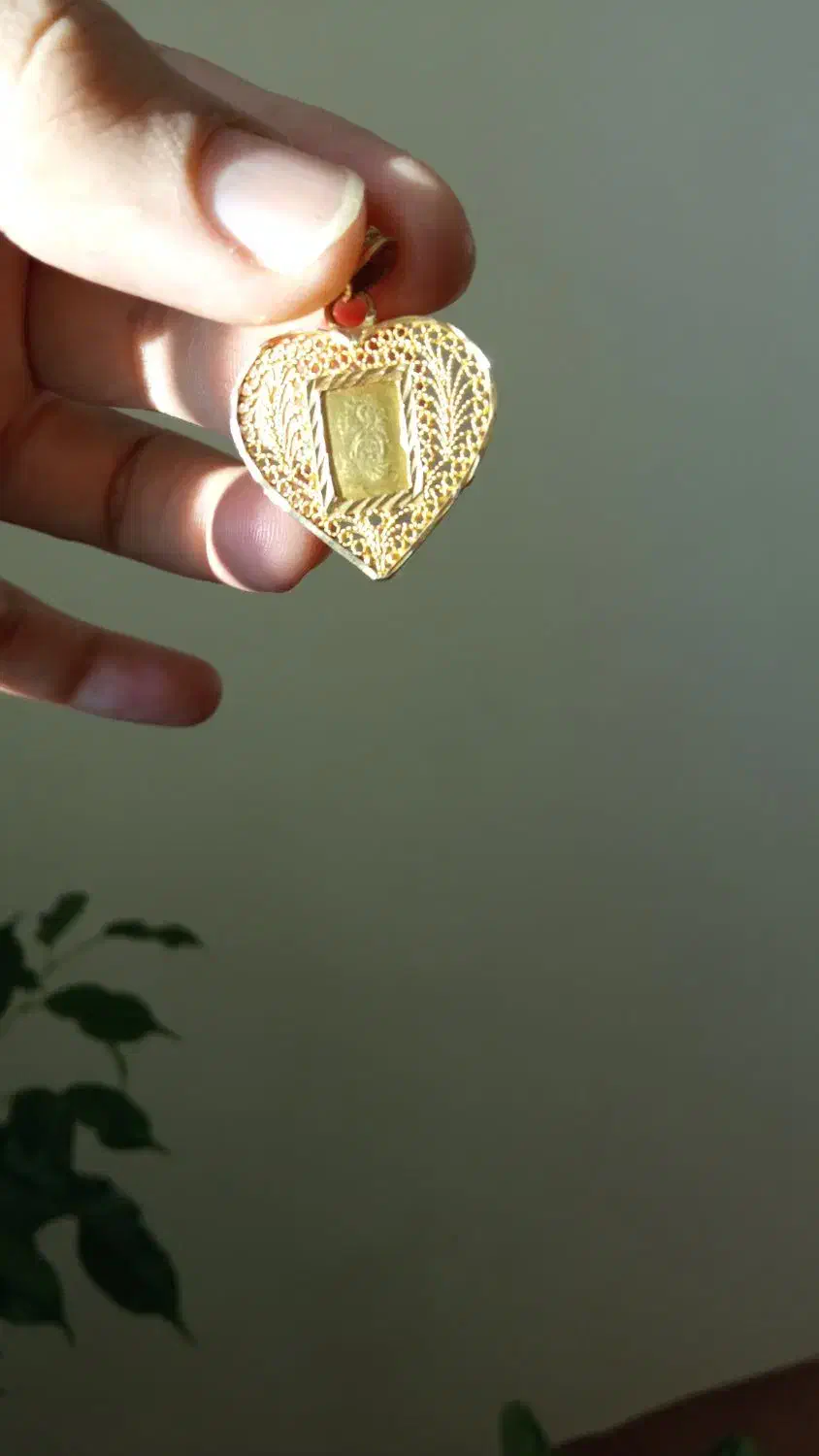 پلاک قلب ملیله|جواهرات|زنجان, |دیوار
