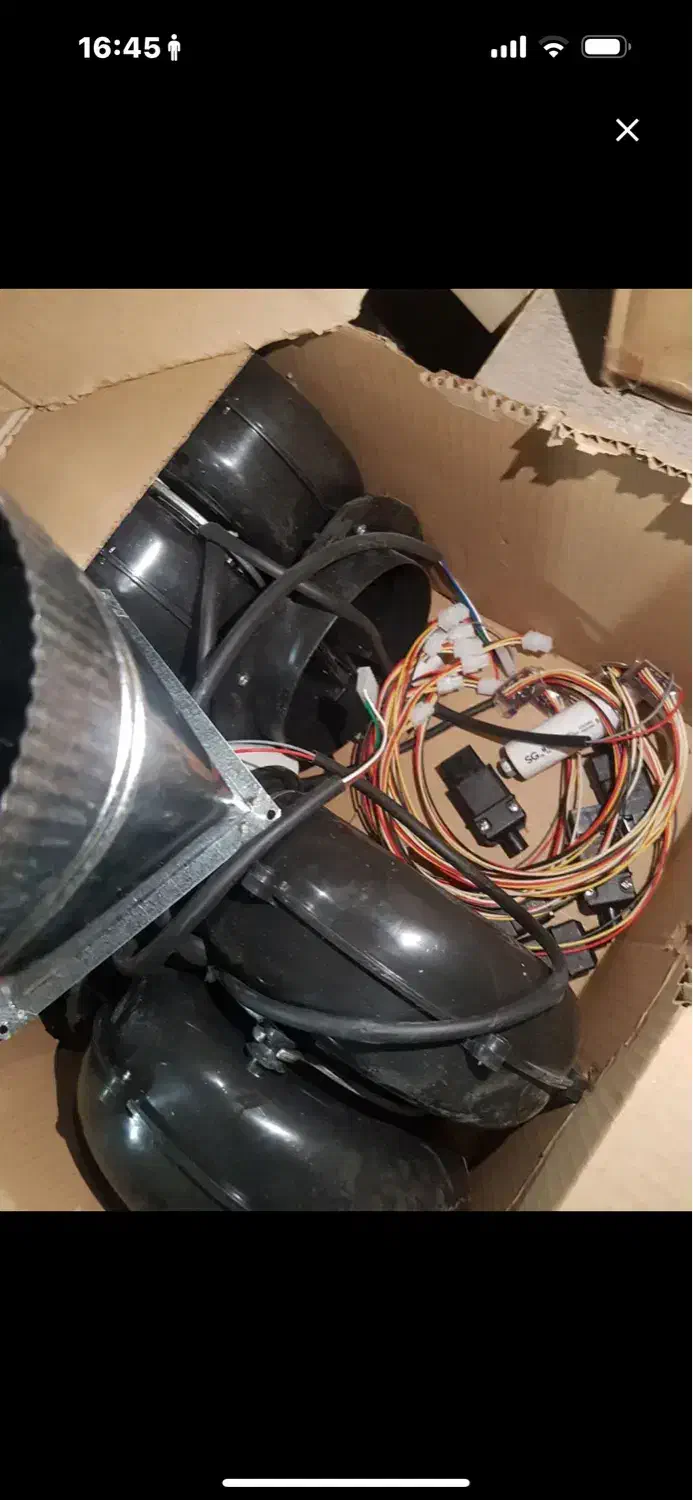 فن حلزونی شبیه ساز رایزر اگزوز قیمت عمده|قطعات و لوازم جانبی رایانه|دزفول, |دیوار