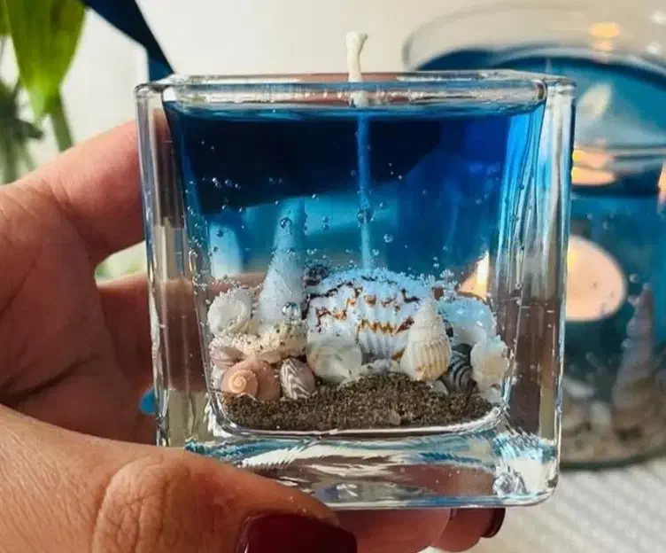 شمع ژله‌ای دریایی|صنایع دستی و سایر لوازم تزئینی|تهران, امام زاده عبدالله|دیوار