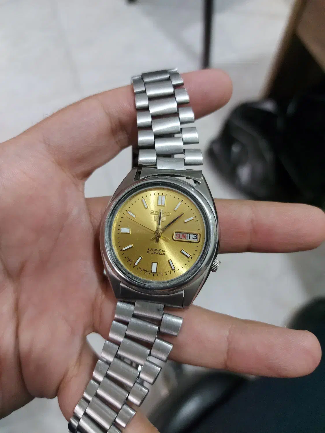ساعت seiko 5 سیکو ۵ اصل ژاپن در حد نو|ساعت|ری, علایین|دیوار