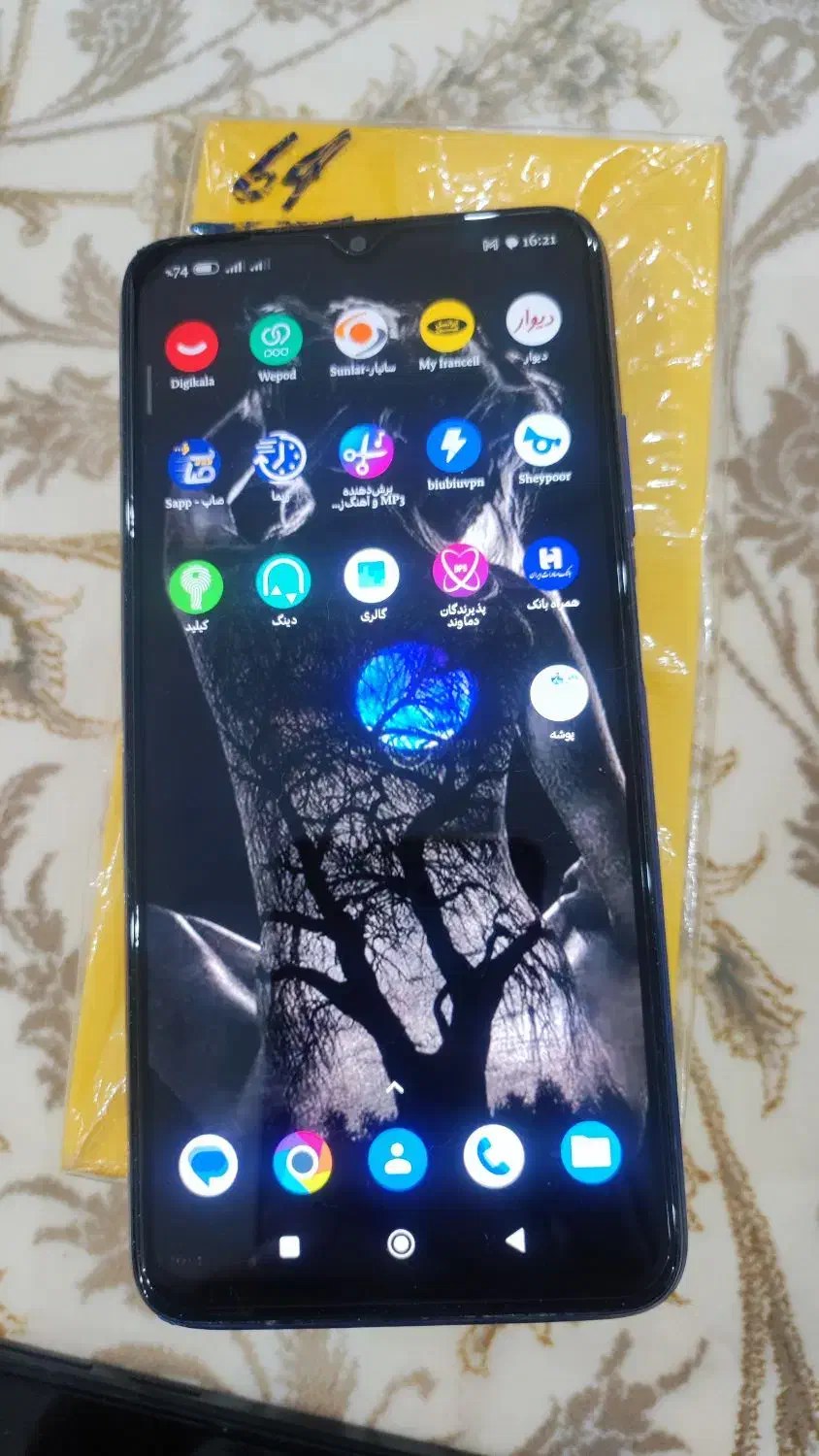 pocoM3|موبایل|پرند, فاز ۶|دیوار