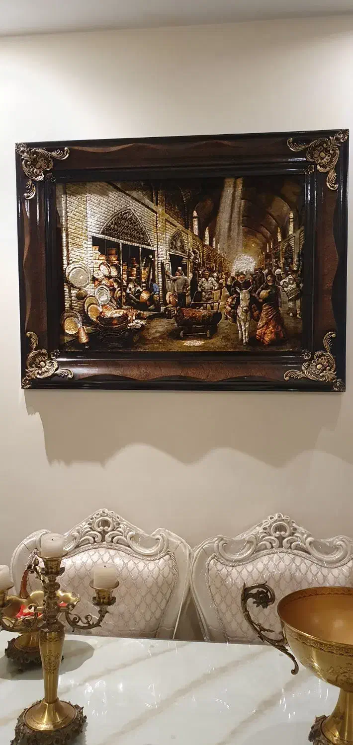 تابلو فرش چله ابریشم تبریز|تابلو فرش|تهران, تهرانپارس غربی|دیوار