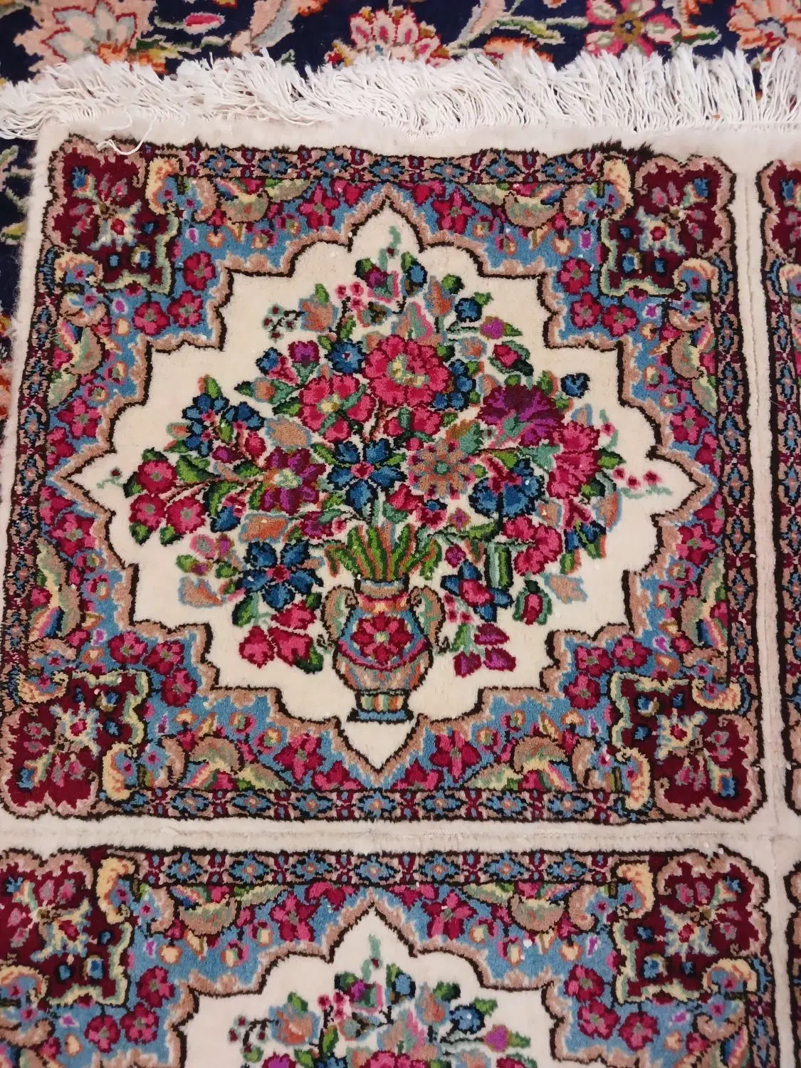 ۹عدد قالیچه دستباف نهارخوری|فرش|کرمان, |دیوار