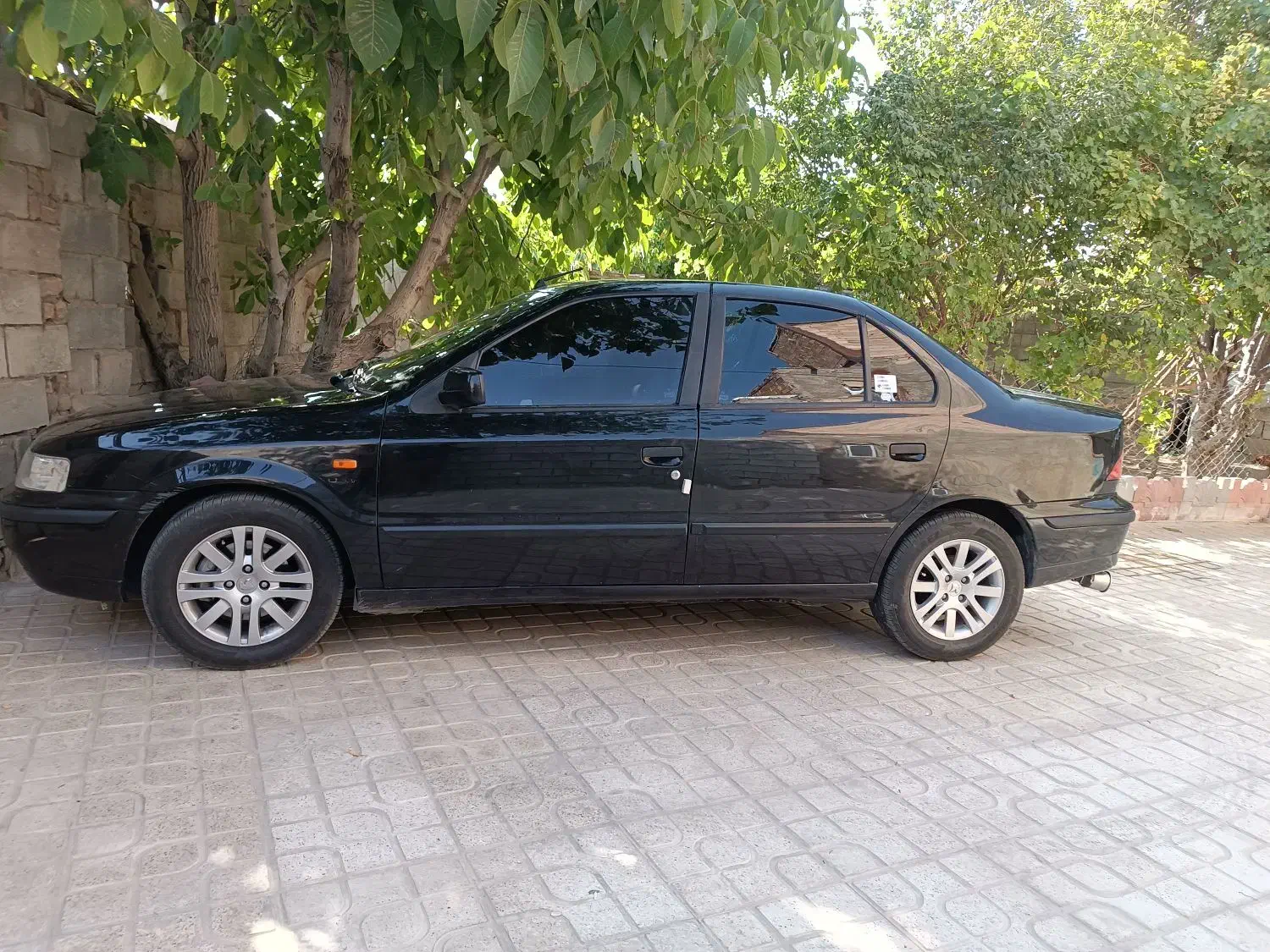 سمند مشکی ef۷|خودرو سواری و وانت|الیگودرز, |دیوار