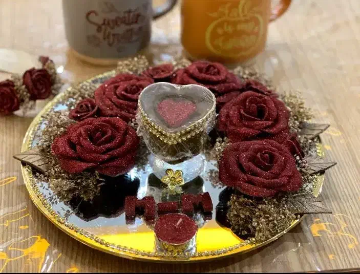 سینی حنا ماندگار گیفت حنای حنابندان دائمی|صنایع دستی و سایر لوازم تزئینی|شیراز, کوشک میدان|دیوار