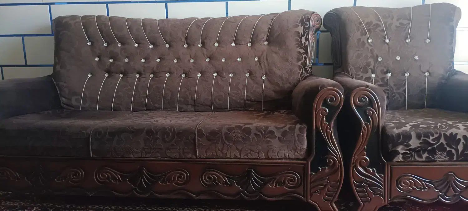 مبل 7نفره|مبلمان خانگی و میز عسلی|ازنا, |دیوار