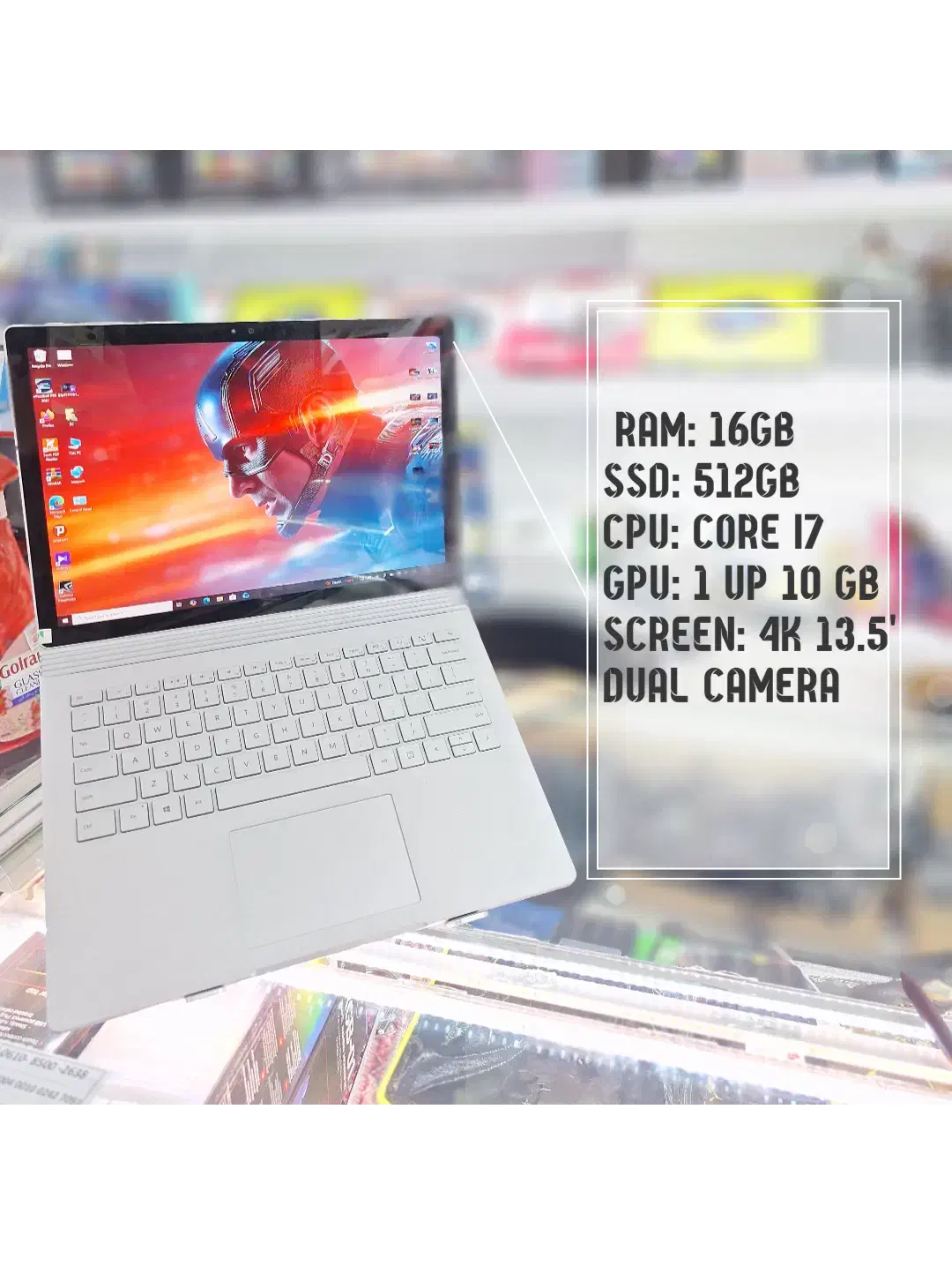 لپ تاپ لمسی دانشجویی و مهندسی  4K|رایانه همراه|زنجان, |دیوار