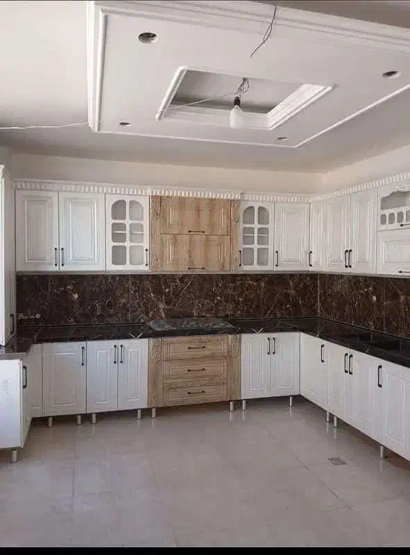 کابینت آشپزخانه بوفه دار ایستاده/SEFID/مات و براق|مصالح و تجهیزات ساختمان|خرمآباد, |دیوار