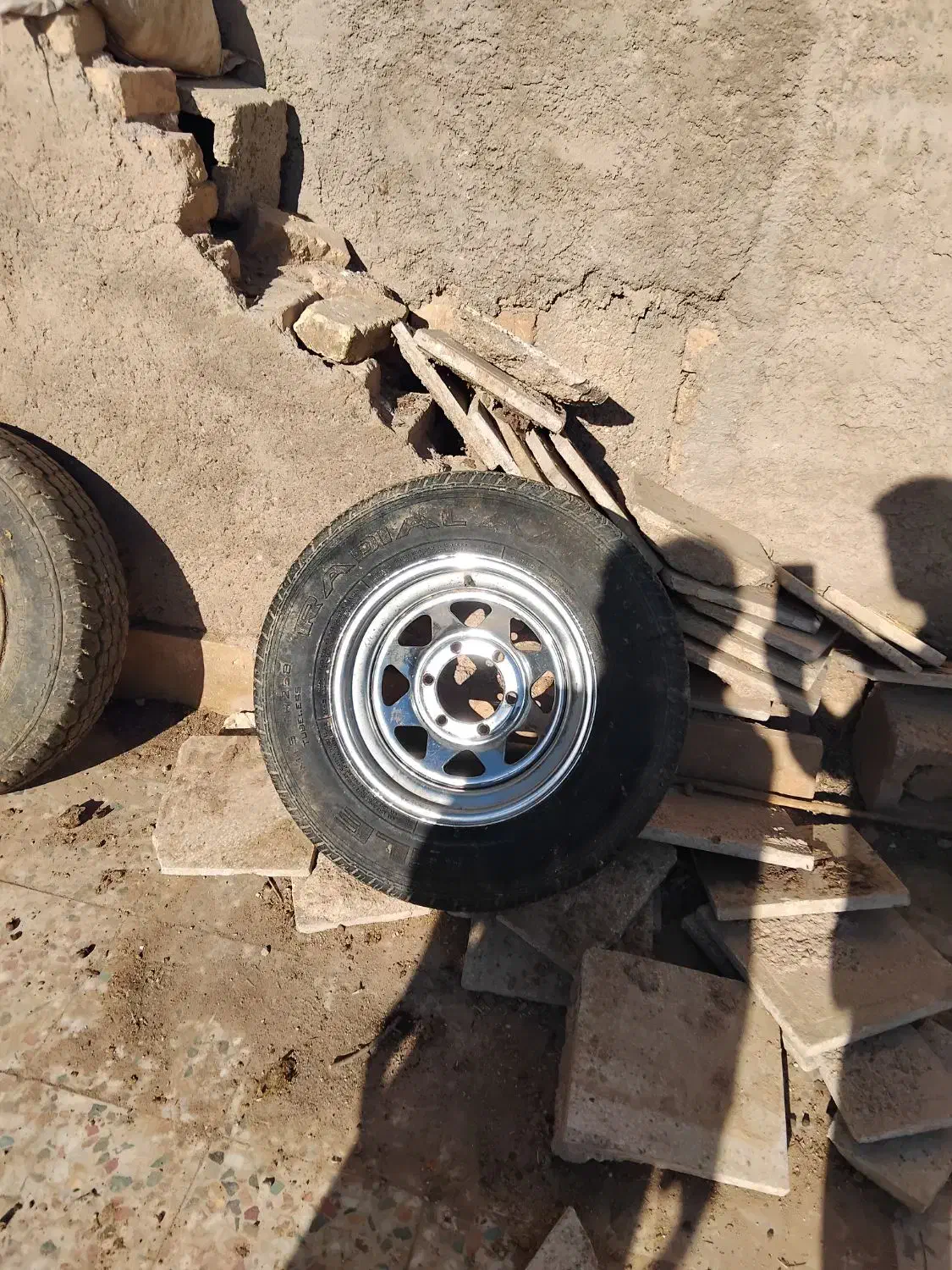 تایر مزدا با رینگ استیل|قطعات یدکی و لوازم جانبی|پاسارگاد, |دیوار