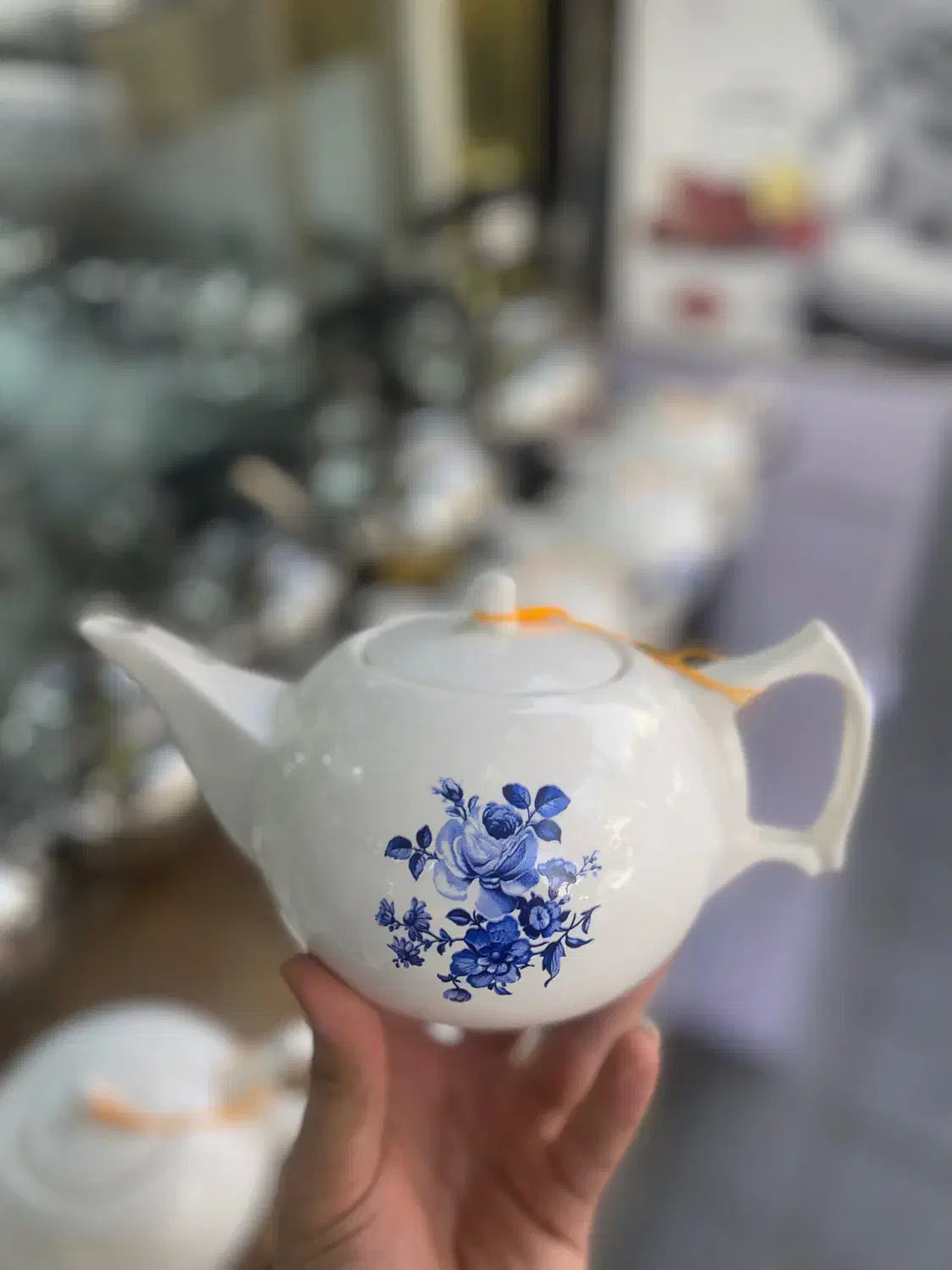 قوری چینی.قوری سماور.قوری گلدار قوری چای|قوری، کتری، قهوه‌ساز دستی|تهران, شوش (باغ آذری)|دیوار