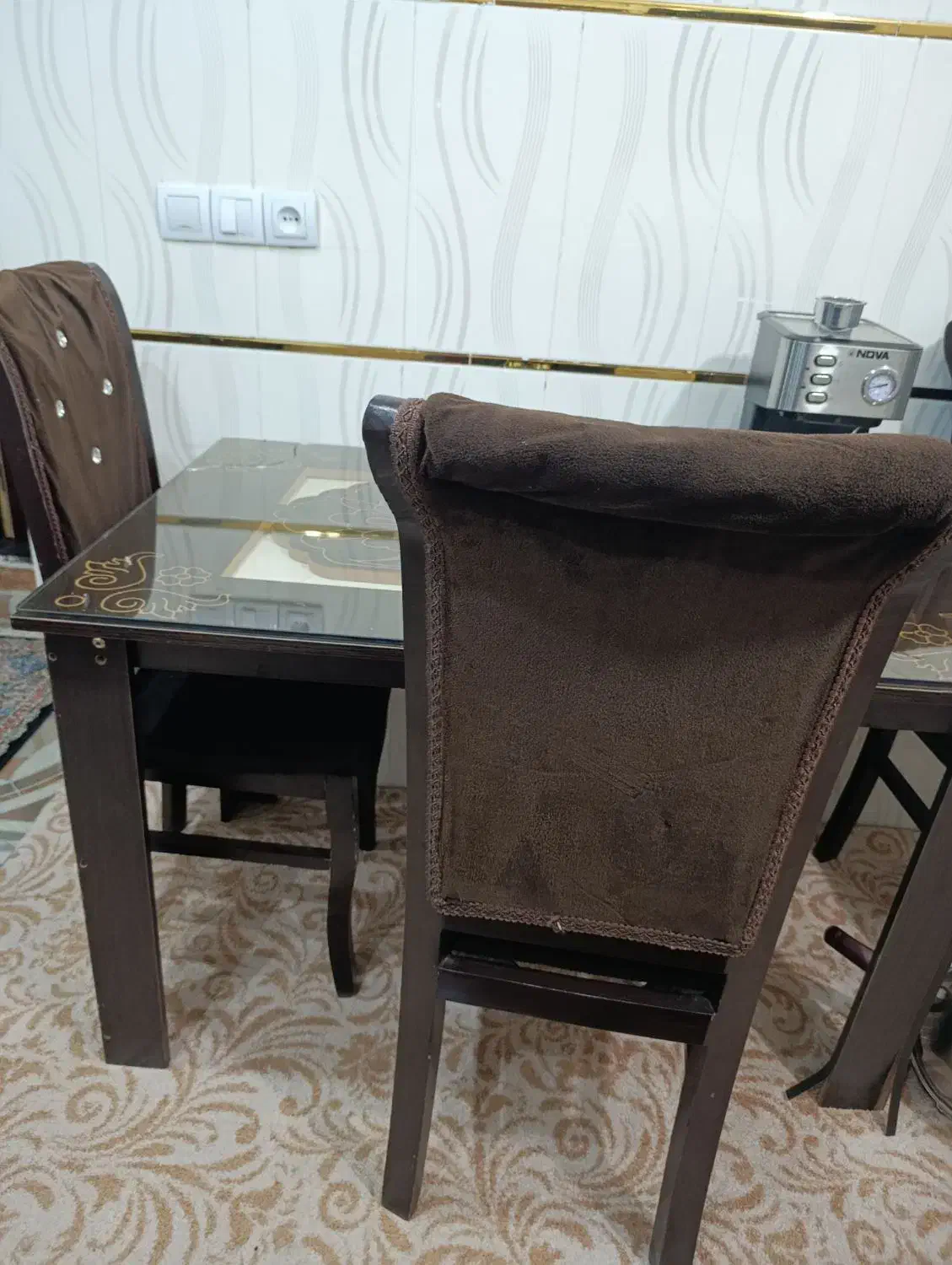 میز نهار خوری|میز و صندلی غذاخوری|کوهدشت, |دیوار
