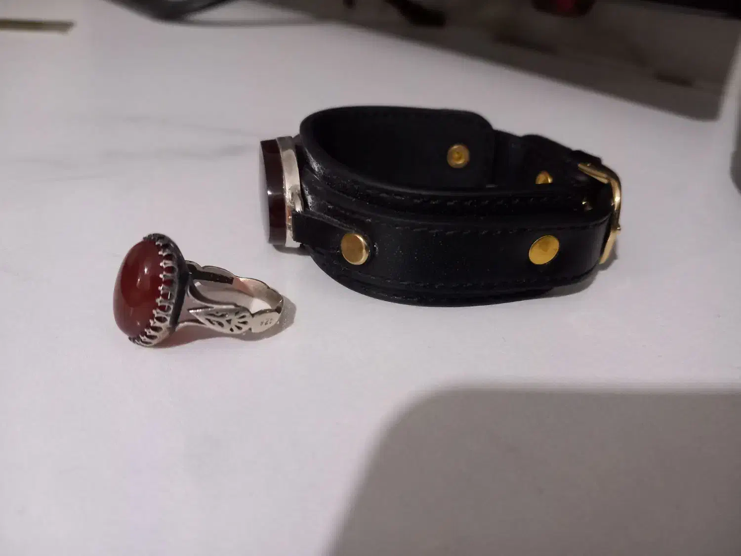 دستبند و انگشتر نقره|جواهرات|خرم‌آباد, |دیوار