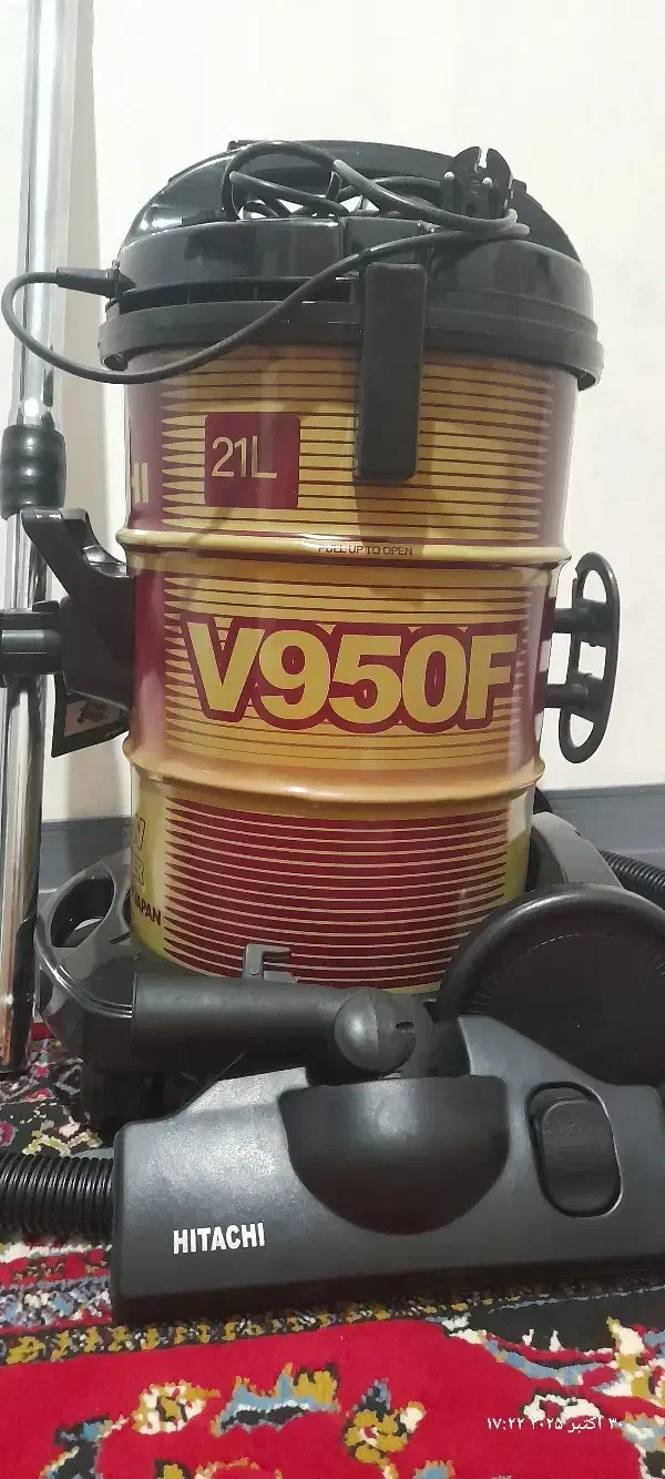 جاروبرقی سطلی ۲۱ لیتری هیتاچی|جاروبرقی، جارو شارژی، بخارشو|اسلام‌شهر, شهرک واوان|دیوار