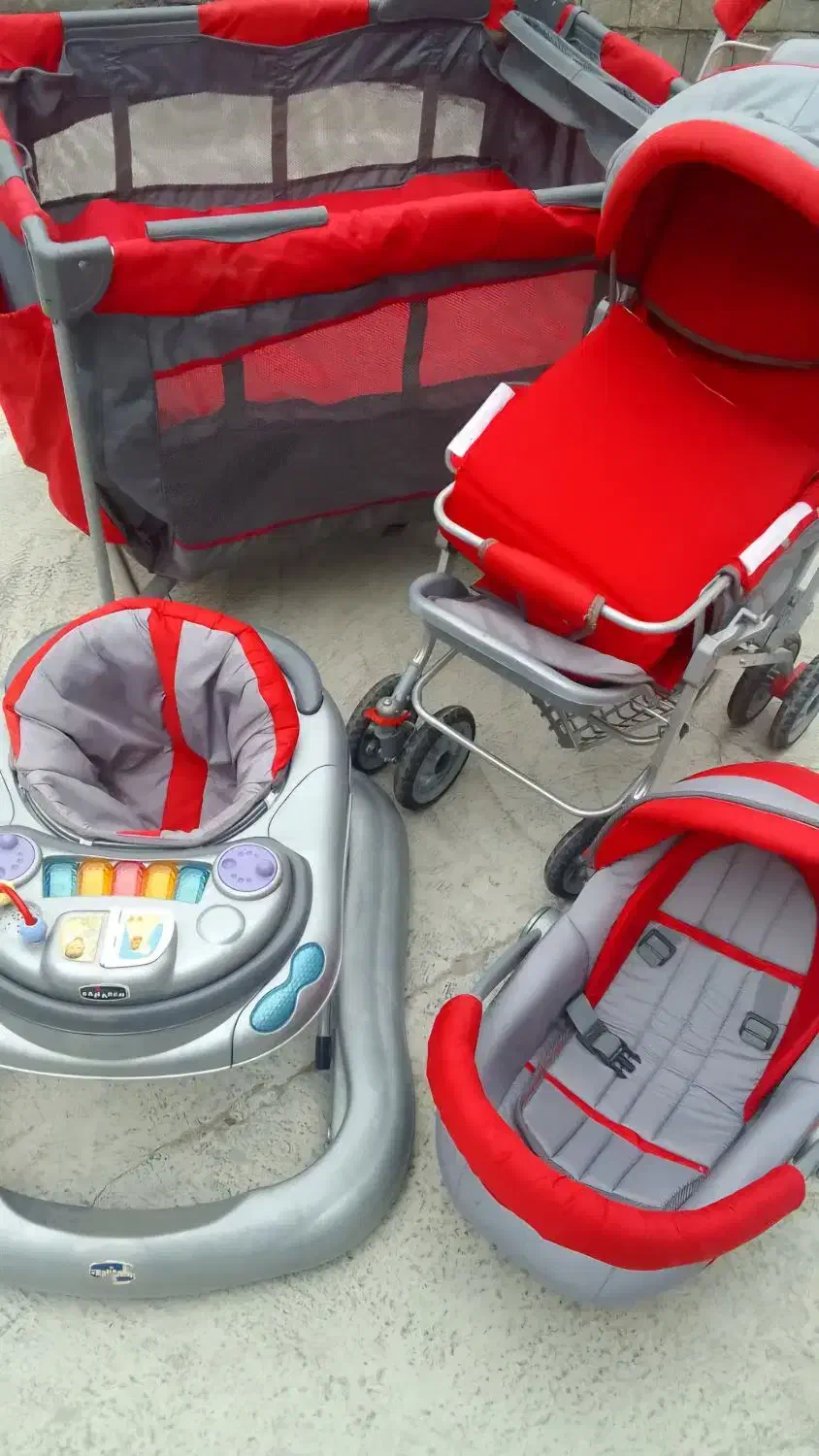 ست کامل سیسمونی نوزاد|کالسکه و لوازم جانبی|نوشهر, |دیوار