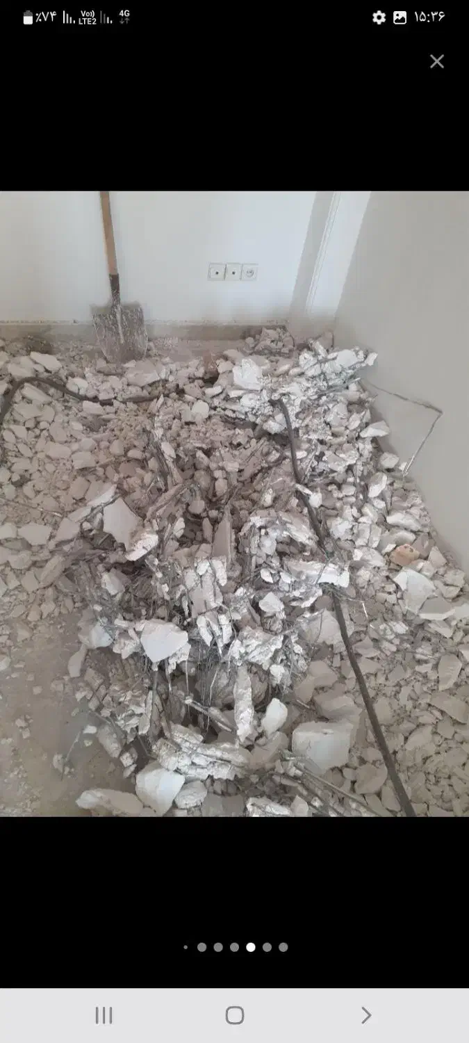 تخریب ساختمان تخری ب کار تخریب بتن کندن چاله|خدمات پیشه و مهارت|اسلام‌شهر, شهرک واوان|دیوار