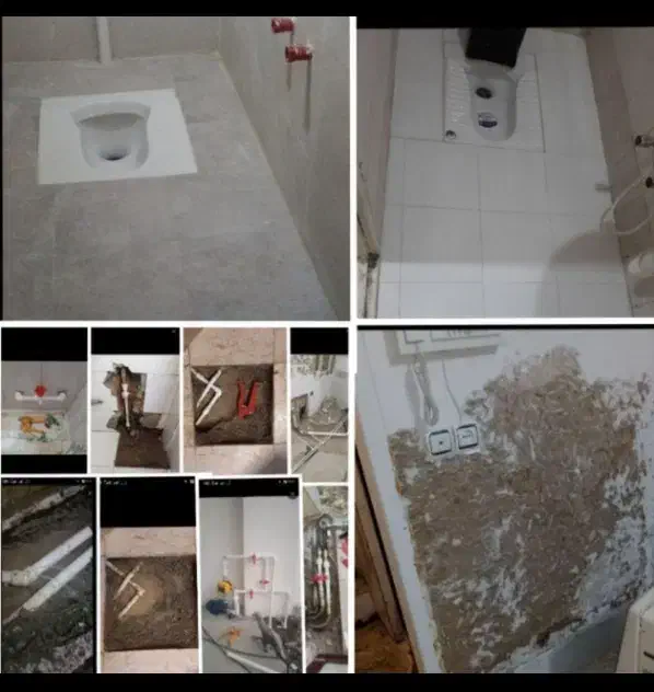 تاسیسات،لوله کشی،ایزوگام،رفع نم حمام توالت،بازسازی|خدمات پیشه و مهارت|چالوس, |دیوار