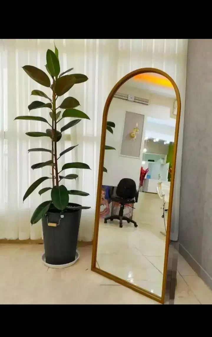 آینه قدی ام دی اف مدل گنبدی ساده سایز ۱۸۰ در ۸۰|آینه|بروجرد, |دیوار