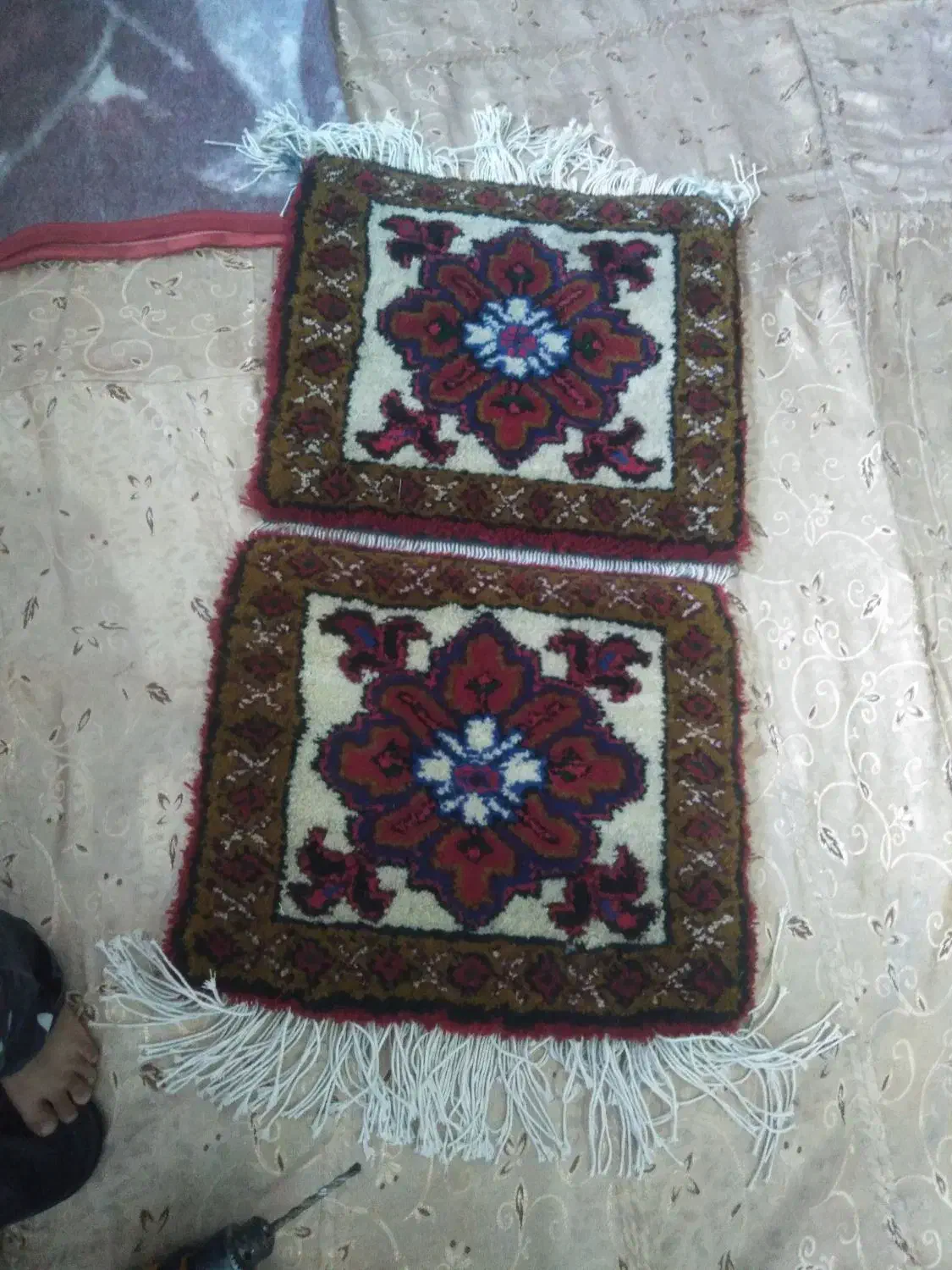 فرش صندلی یا پا دری|فرش|خواجه, |دیوار