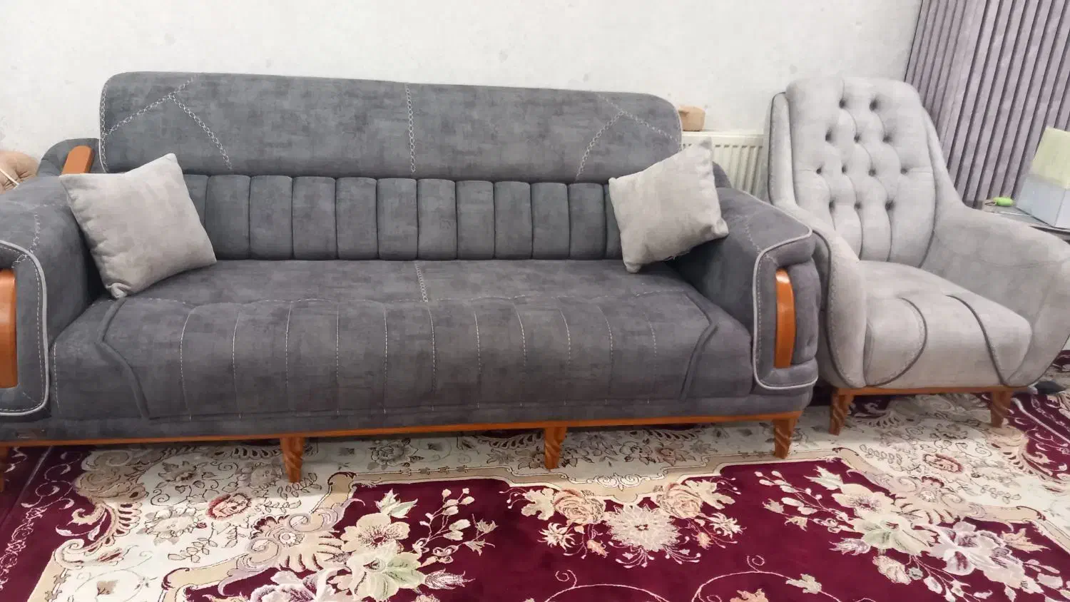 مبلمان|مبلمان خانگی و میز عسلی|اندیشه, اندیشه فاز ۱|دیوار