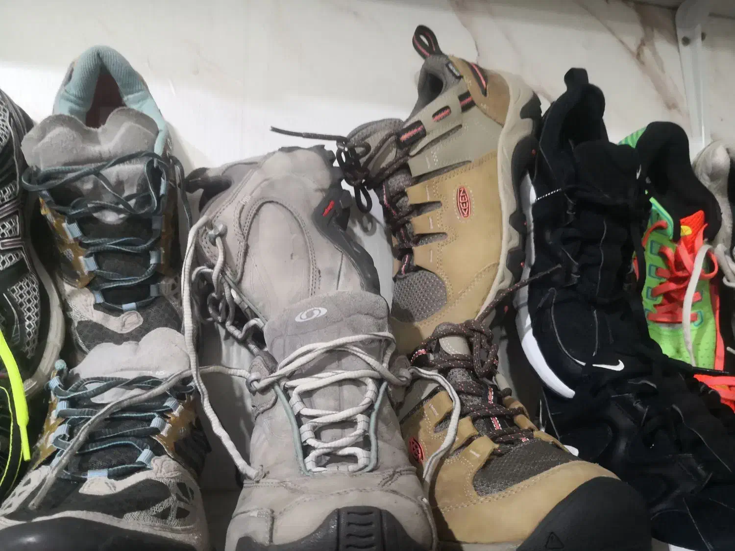 بوت کوهنوردی چرمی کتونی استوک وتاناکورا|کیف، کفش، کمربند|شهرکرد, |دیوار