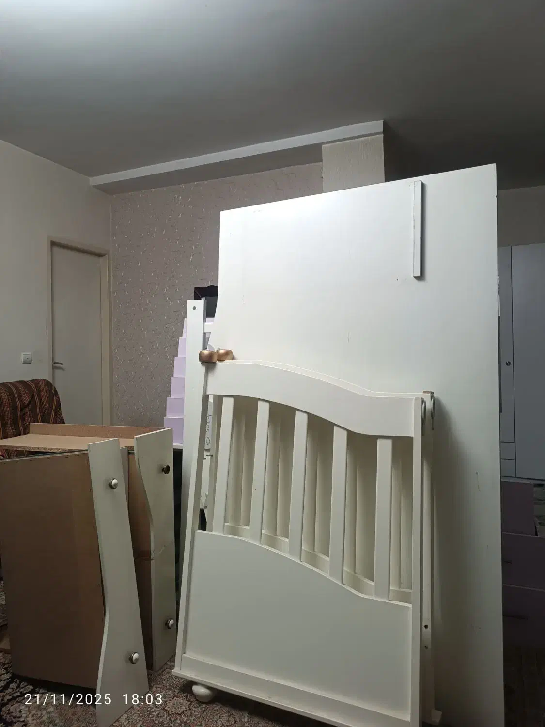 تخت نوجوان کاملا سالم|تخت و سرویس خواب|فردیس, خیام شرقی|دیوار