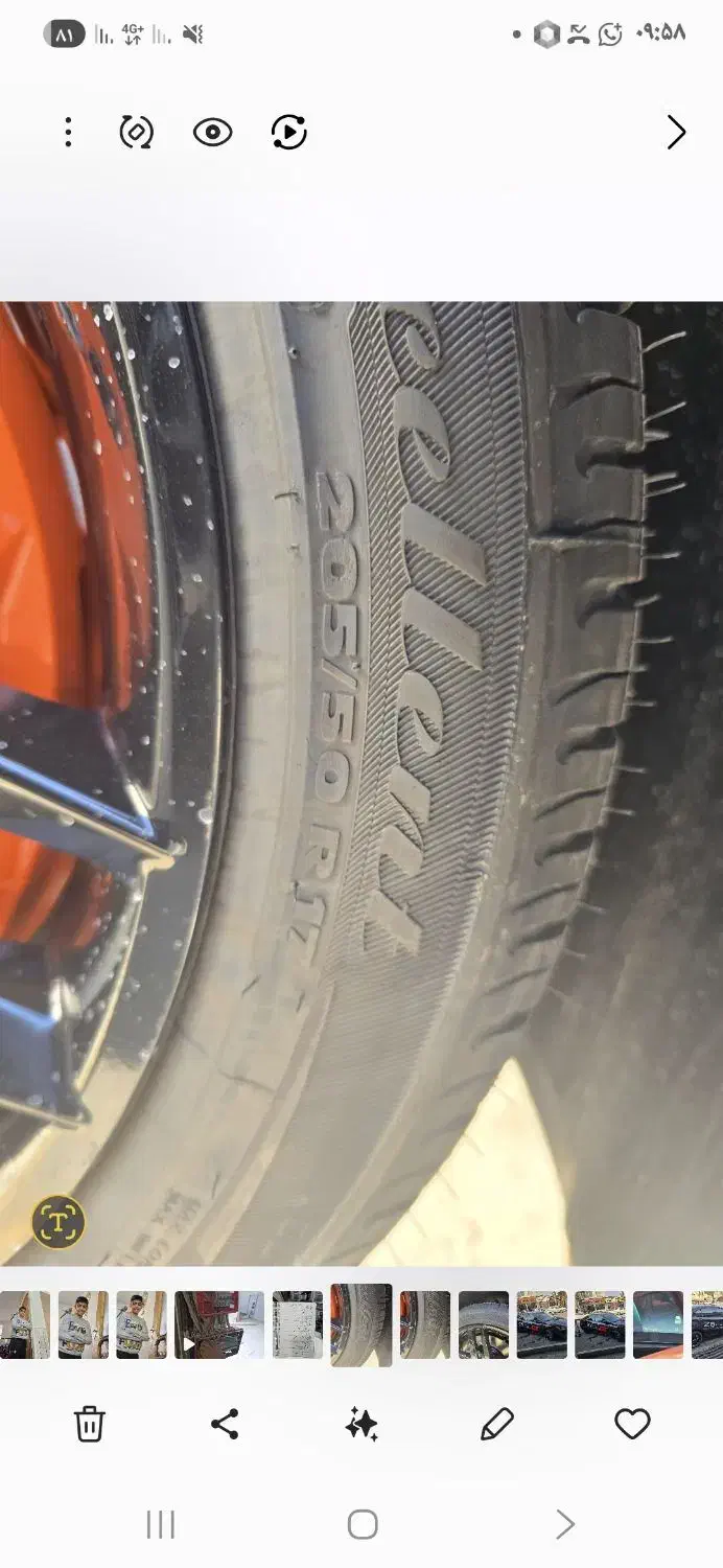 لاستیک205/55/16|قطعات یدکی و لوازم جانبی|قرچک, مهدیه|دیوار