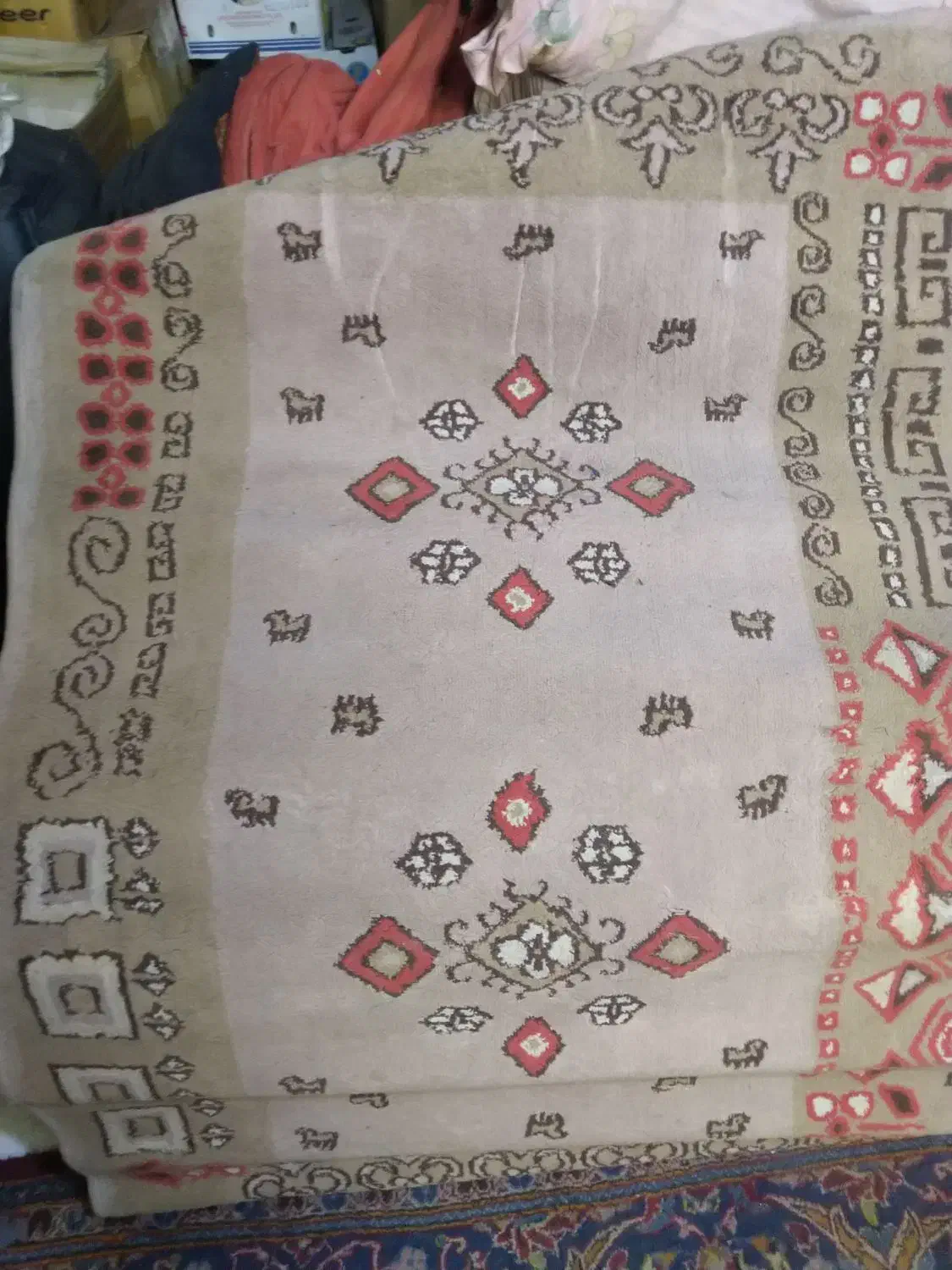 قالیچه|فرش|اصفهان, باغ دریاچه|دیوار