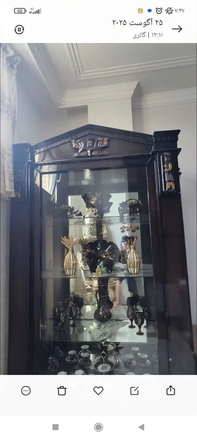 ویترین|بوفه، ویترین، کنسول|ابریشم, |دیوار