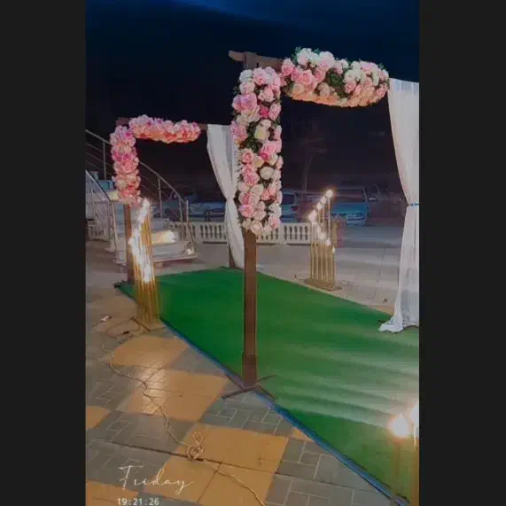 ورودی و طاق عروس داماد|خدمات پذیرایی، مراسم|ملایر, |دیوار