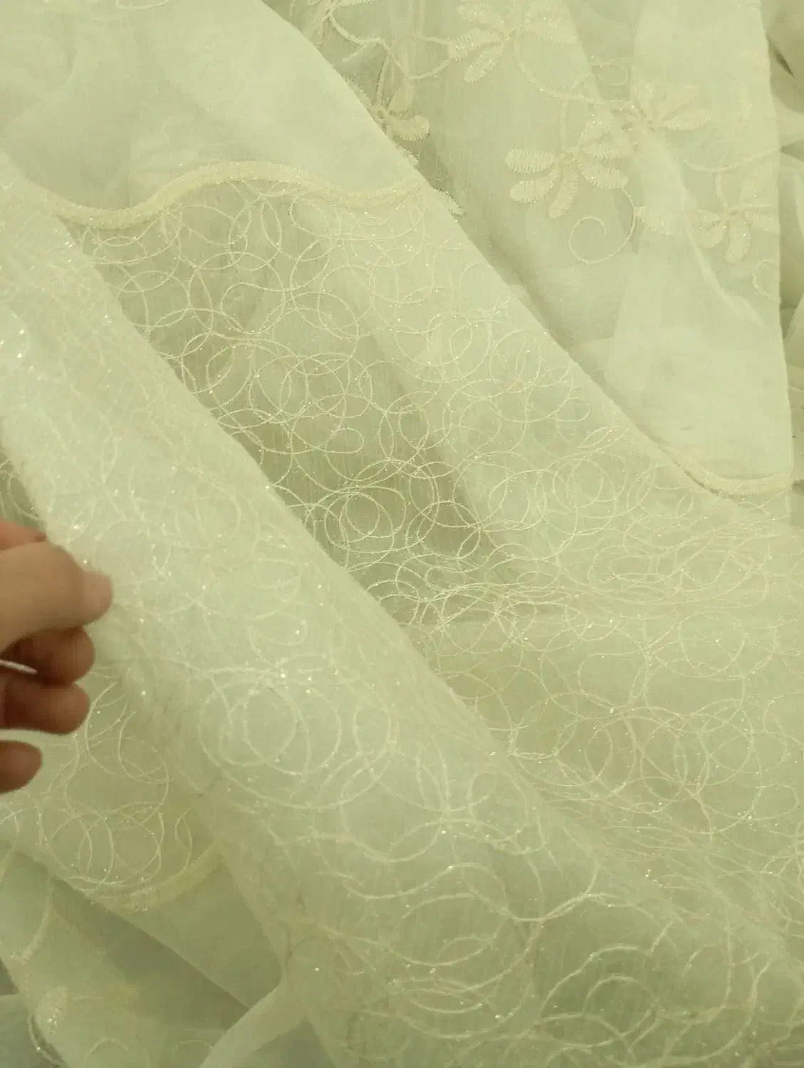 پرده حریر شاین دار ترک شیک|پرده، رانر، رومیزی|قم, انسجام|دیوار