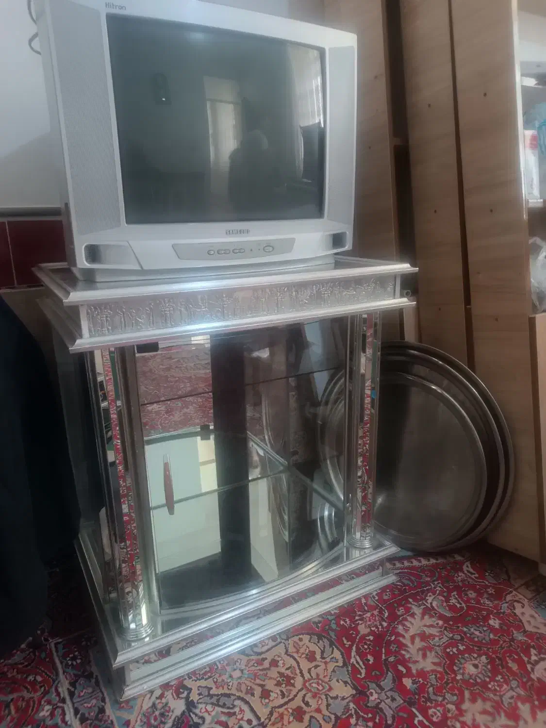 زیر تلوزیون شیشه ای|میز تلویزیون|نهاوند, |دیوار