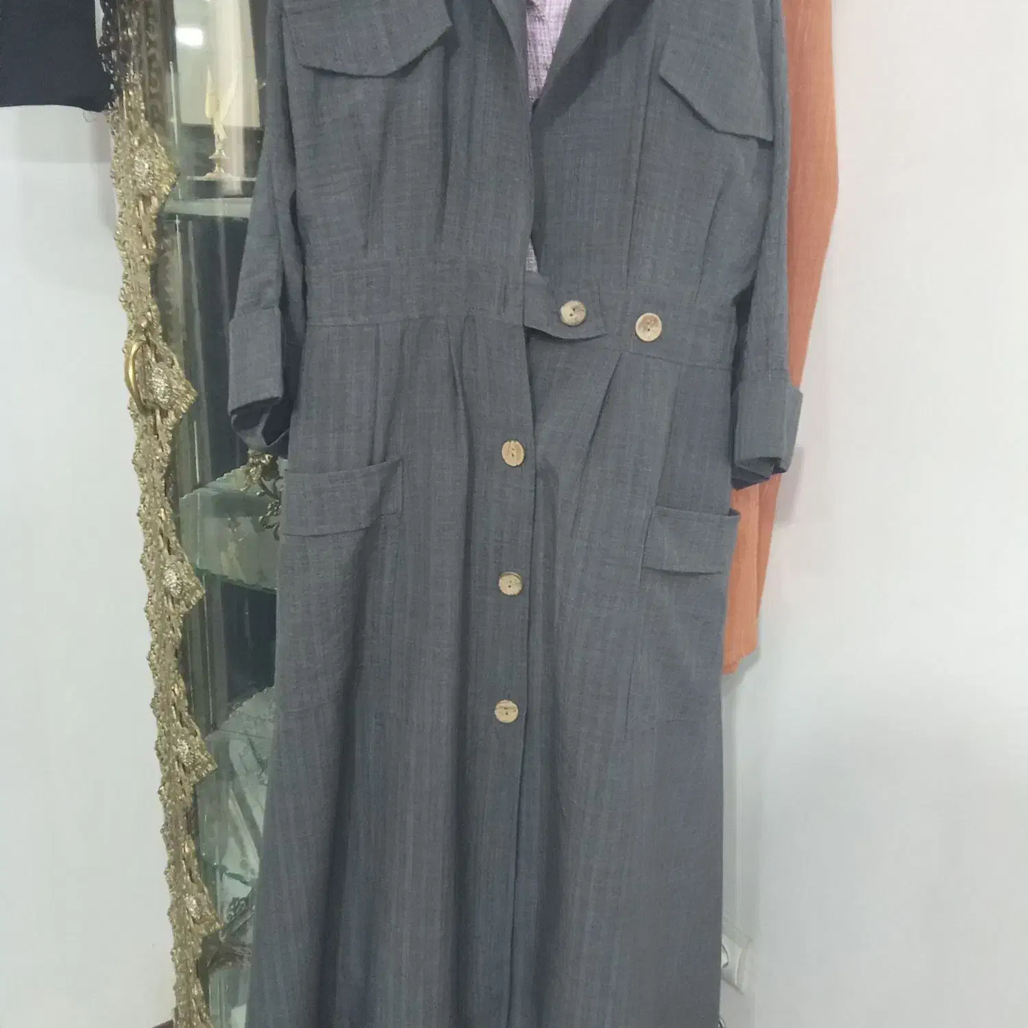 شلوار گن دار و پنج دست مانتو یلدایی با لیبل|لباس|قرچک, زیبا شهر|دیوار