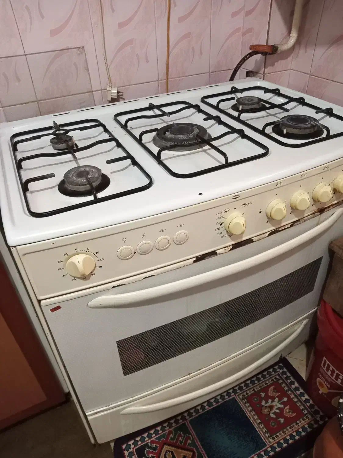 تکنوگاز ۵ شعله فردار سالم قیمت توافقی|اجاق گاز و لوازم برقی پختوپز|رشت, نظری|دیوار