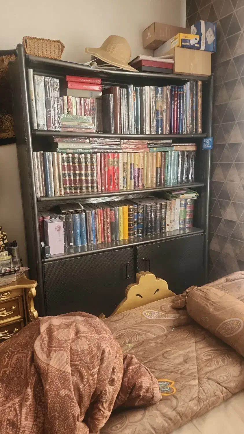 کتابخانه فلزی|کتابخانه، شلف، قفسه‌های دیواری|تهران, صد دستگاه|دیوار