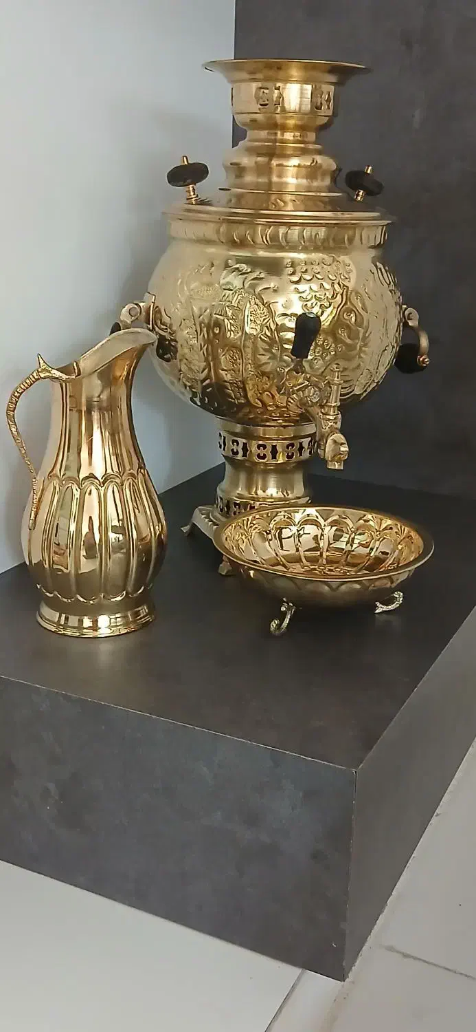 سماور برنج|سماور، چایساز، قهوهساز|تبریز, |دیوار