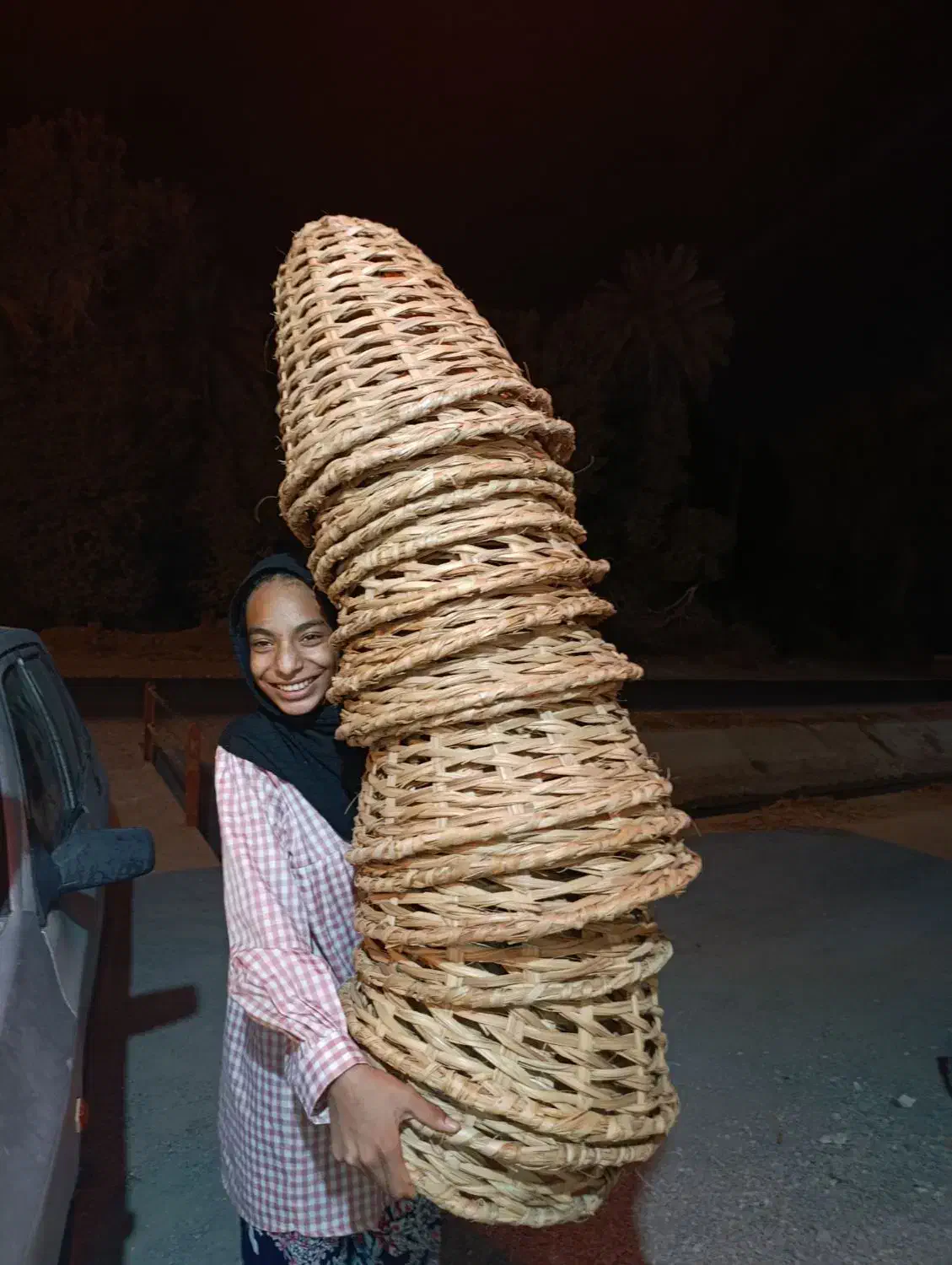 لوستر شیپوری حصیری|لوستر و چراغ آویز|میناب, |دیوار