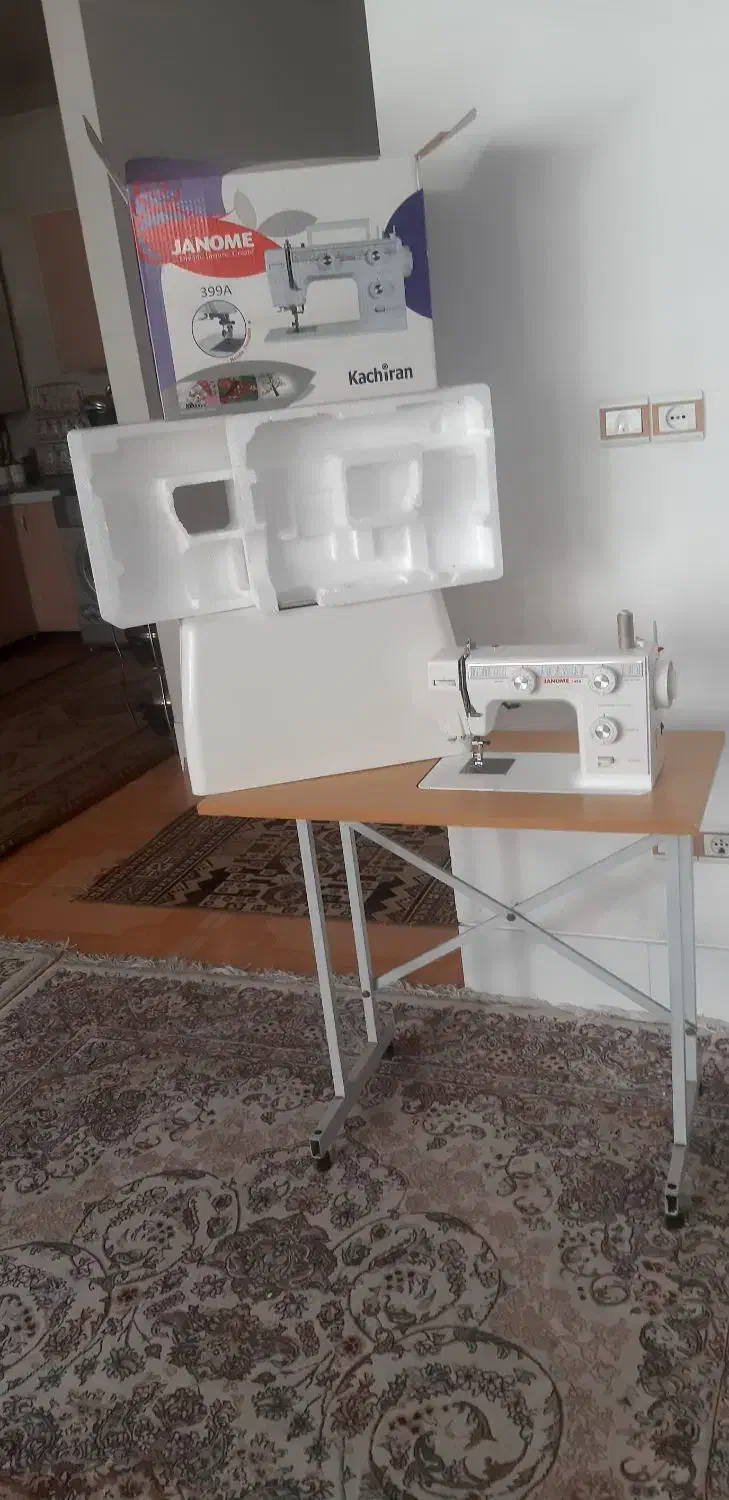 چرخ خیاطی ژانومه مدل۳۹۹A|چرخ خیاطی و ریسندگی|لنجان, |دیوار