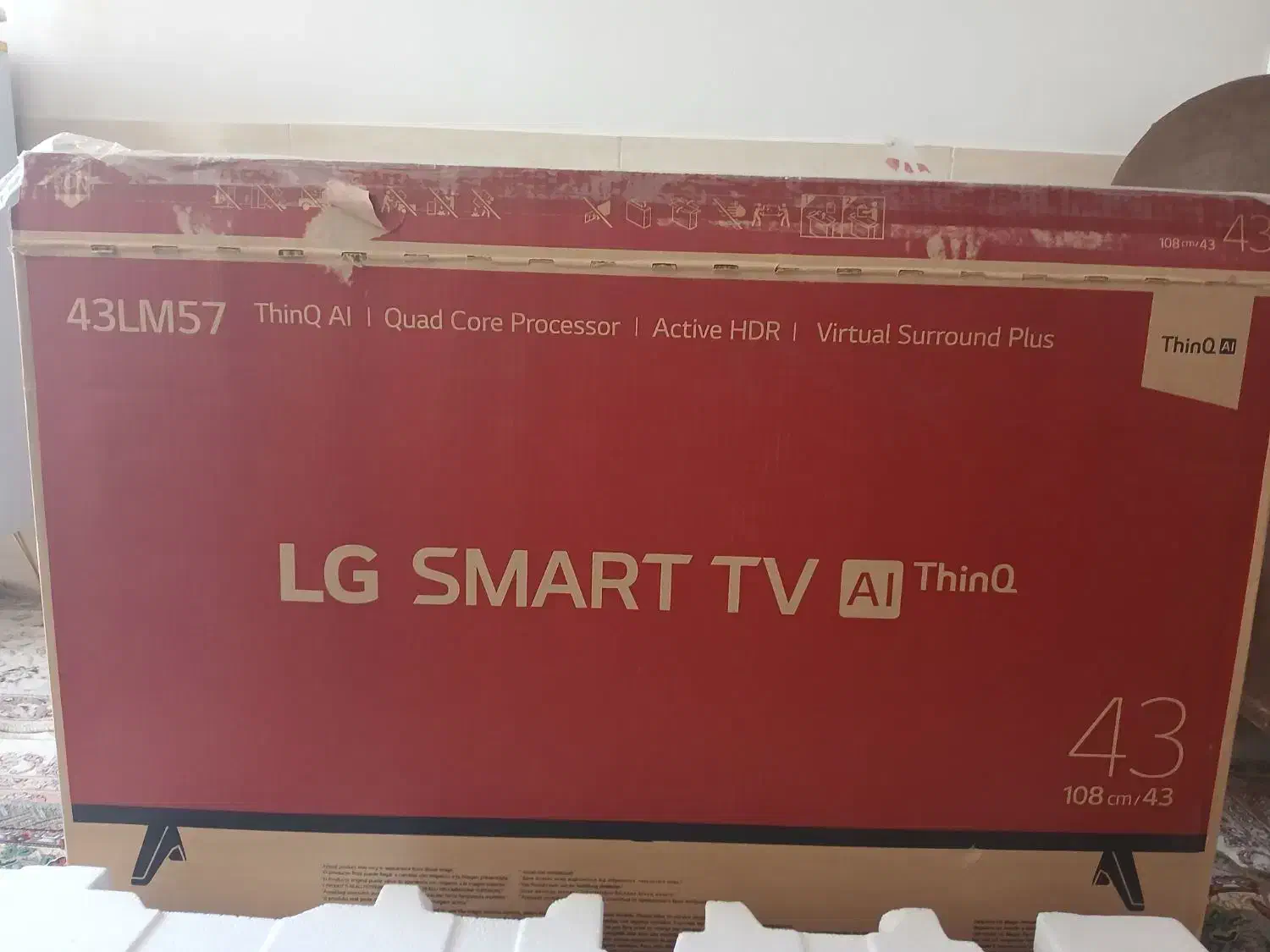 تلوزیون  اسمارت ۴۳ الجی اصل کره|تلویزیون و پروژکتور|گناباد, |دیوار