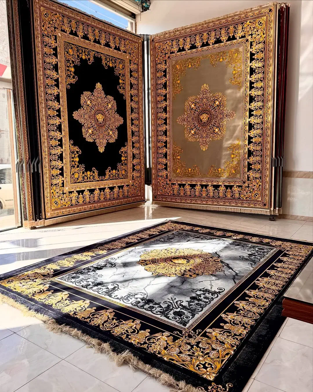 وینتج۸۹۲۳ورساچه جدید طوسی ودودی نقد واقساط۱۲۰۰|فرش|بوشهر, |دیوار