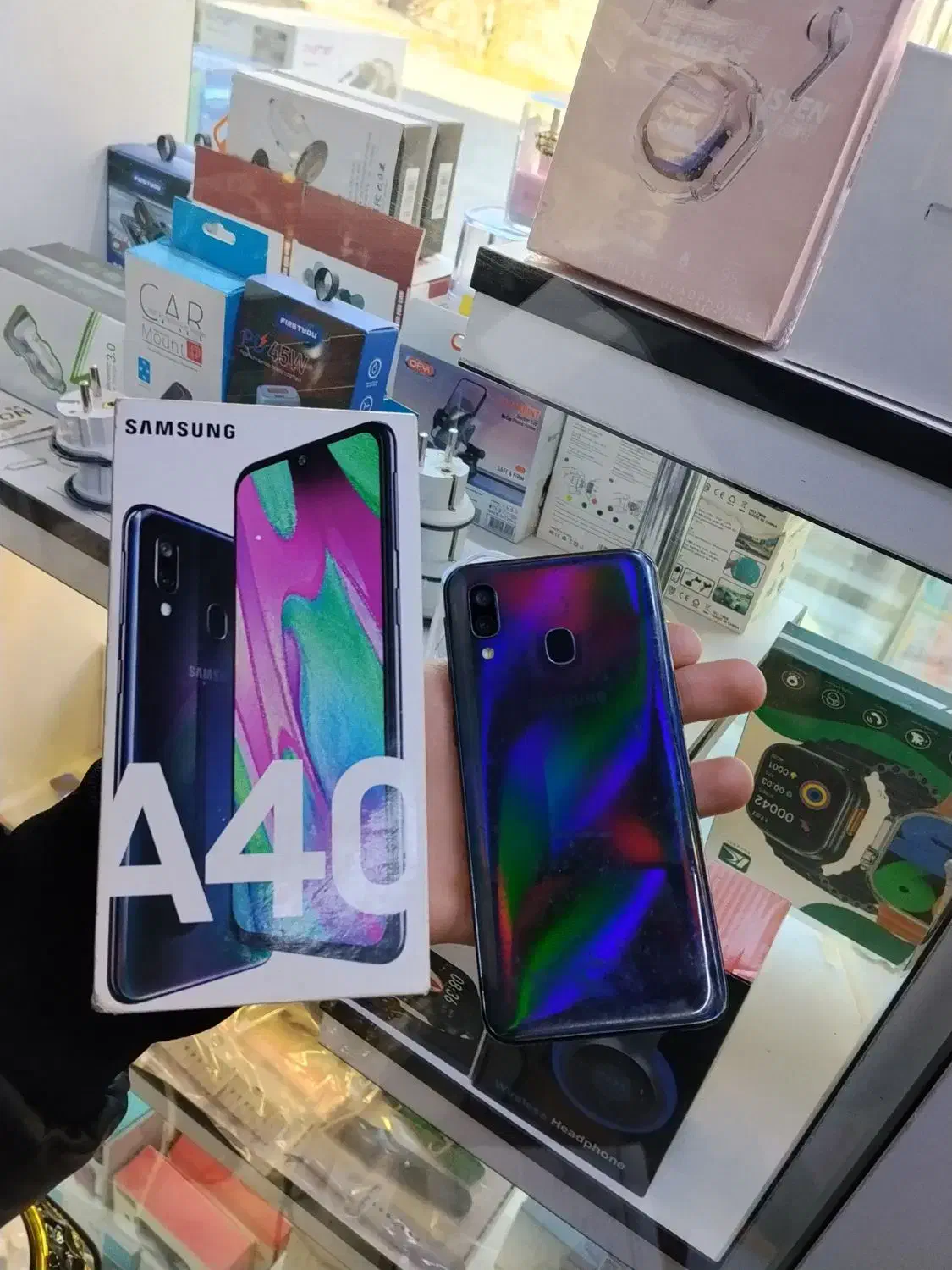 گوشی سامسونگA40/درحدآک/موبایل مختاری|موبایل|قرچک, مهدیه|دیوار