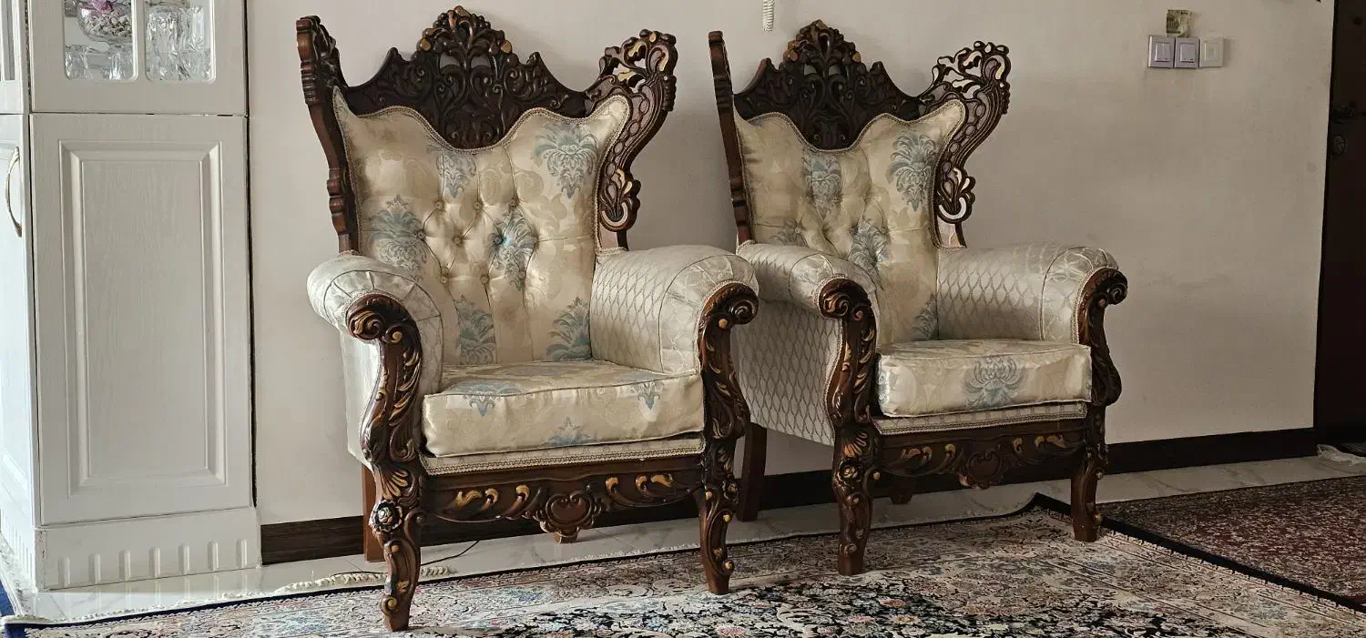 مبل سلطنتی|مبلمان خانگی و میز عسلی|اندیشه, شهرک کوثر|دیوار