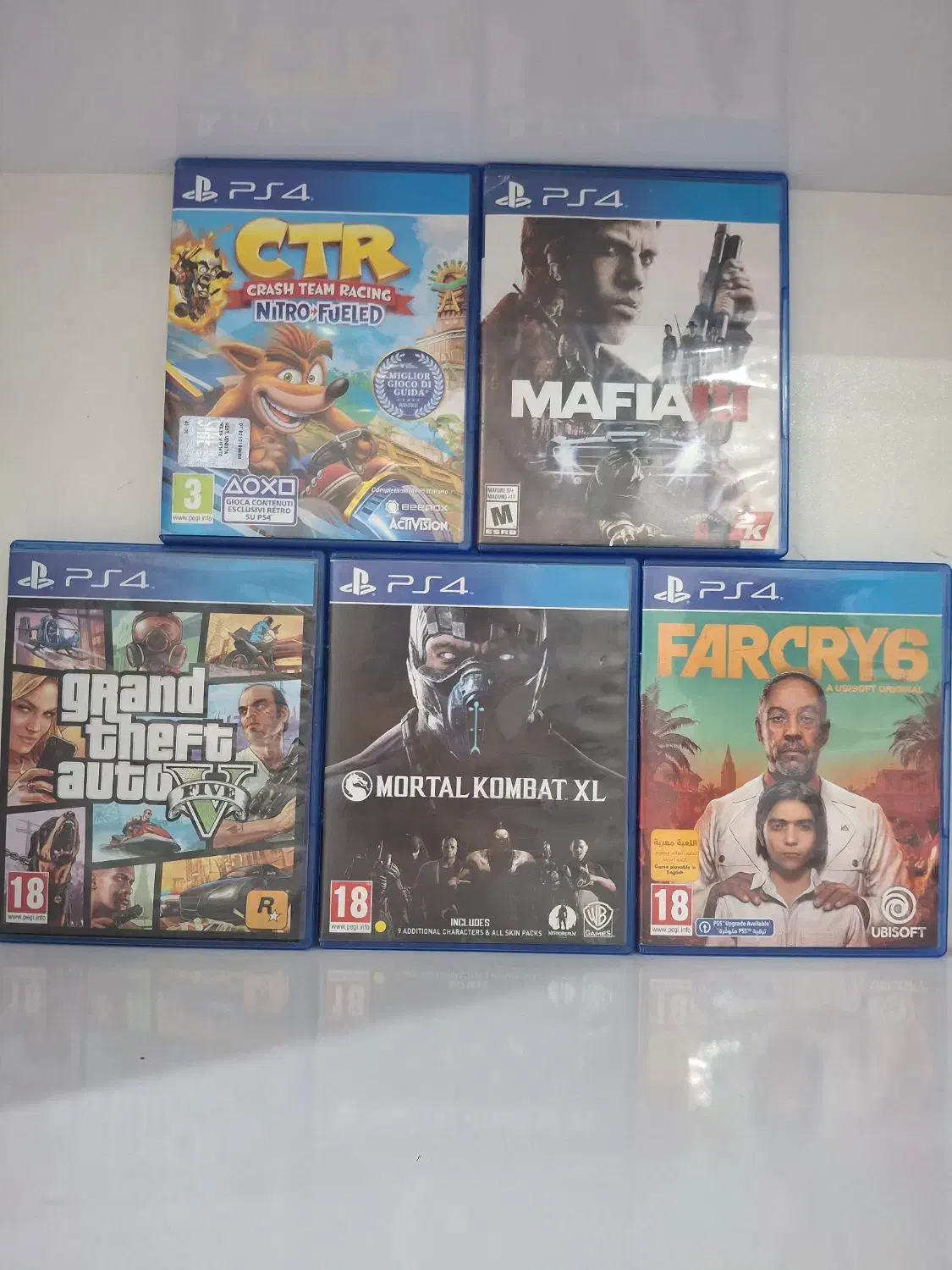 ۵ عدد بازی ps4 و ps5|کنسول، بازی ویدئویی و آنلاین|رشت, معلم|دیوار