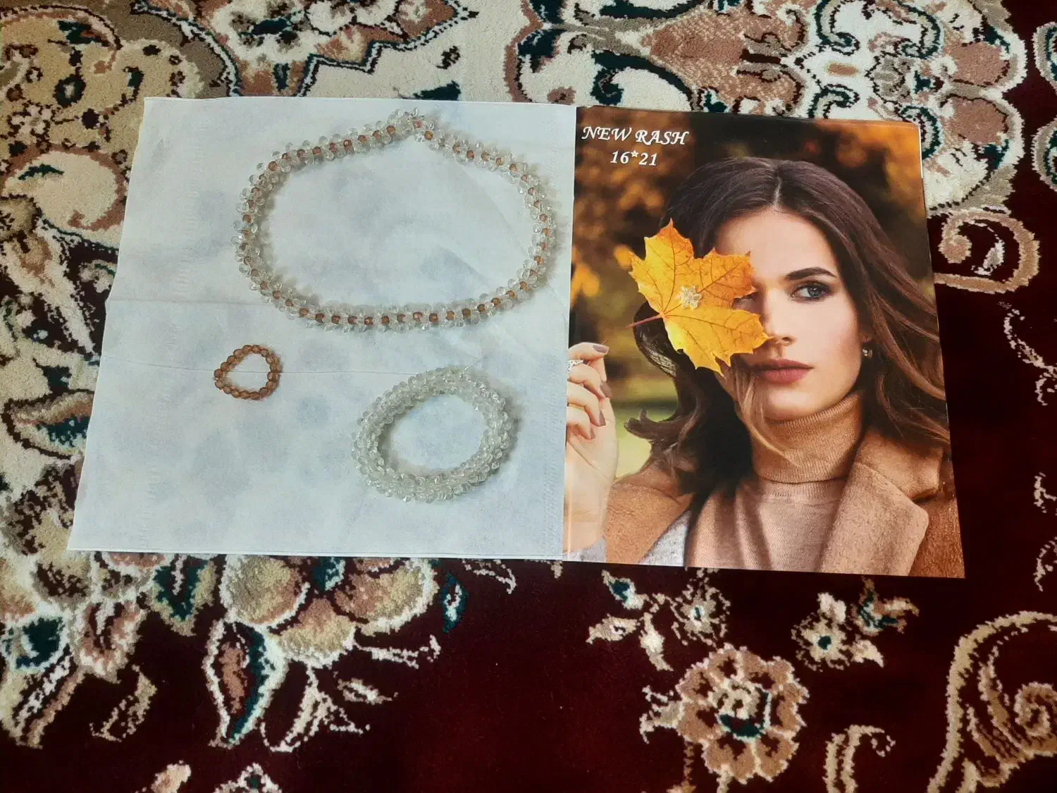 گردنبند و دستبند و انگشتر زیبای دخترانه|بدلیجات|صفادشت, |دیوار