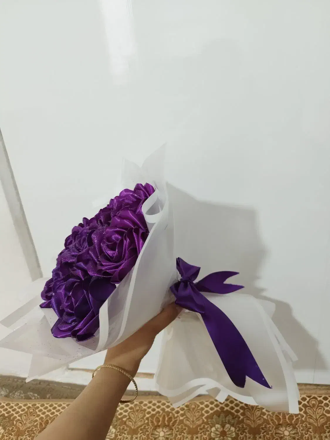 گل روبانی شاین دار اماده|گل مصنوعی|کرمانشاه, |دیوار