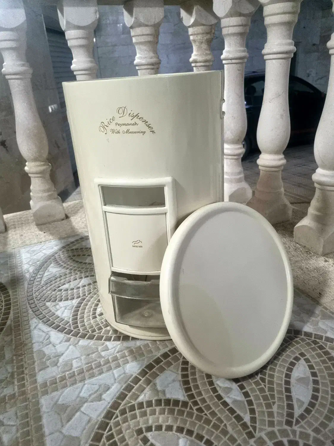 سطل برنج پیمانه دار اهرمی بهازکالا|ظروف نگهدارنده، پلاستیکی، یک‌بارمصرف|مراغه, |دیوار