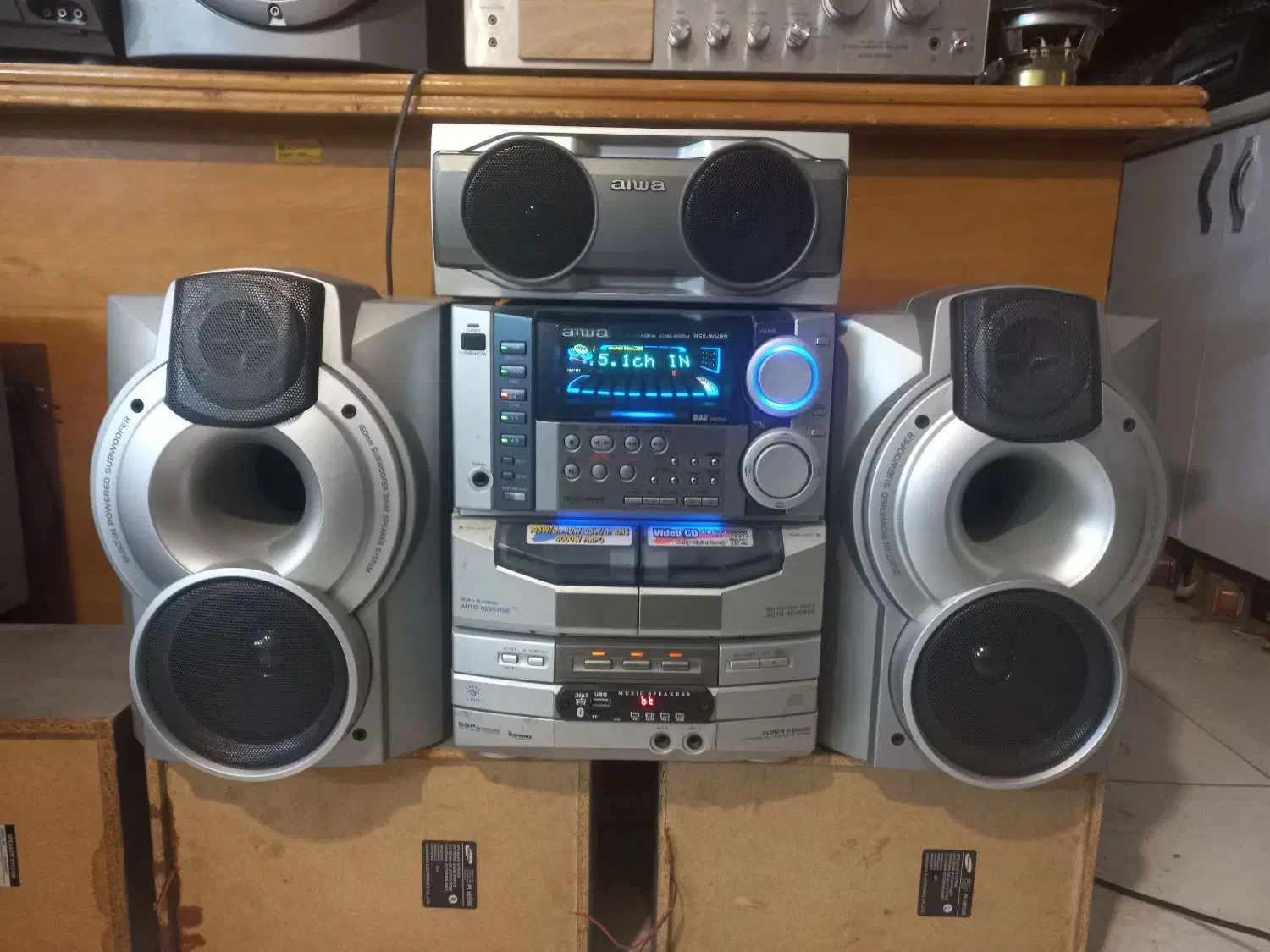 اسپیکر ۴ هزار وات usbsys|سیستم صوتی خانگی|مشهد, شفا|دیوار