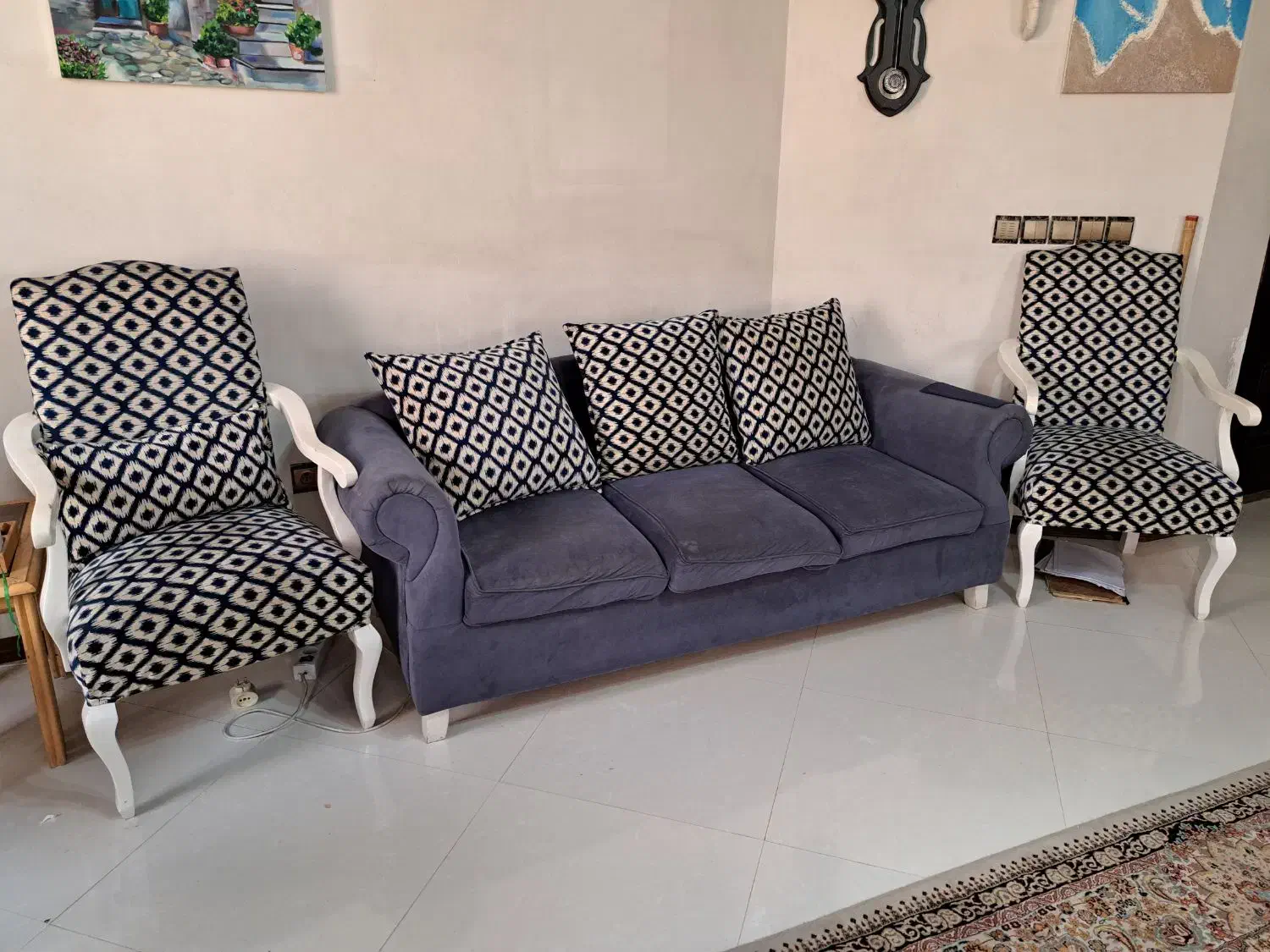 مبل ۷ نفره راحتی|مبلمان خانگی و میز عسلی|تهران, زرکش|دیوار