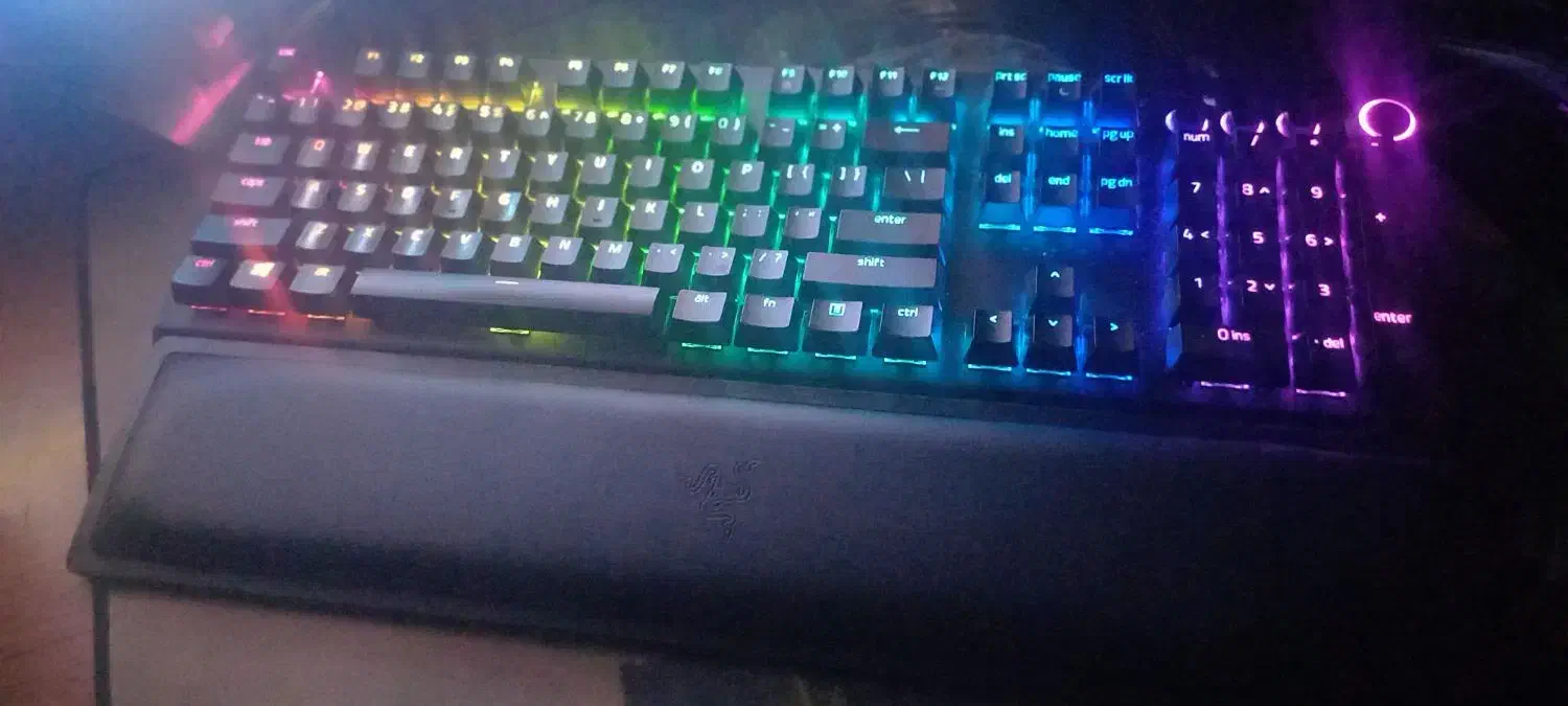 کیبورد خفن ریز blackwidow v3 pro|قطعات و لوازم جانبی رایانه|قم, شهرک قدس|دیوار
