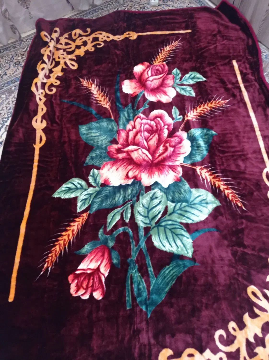 پتو دونفره معمولی|رختخواب، بالش، پتو|پاکدشت, پاکدشت (مامازند)|دیوار