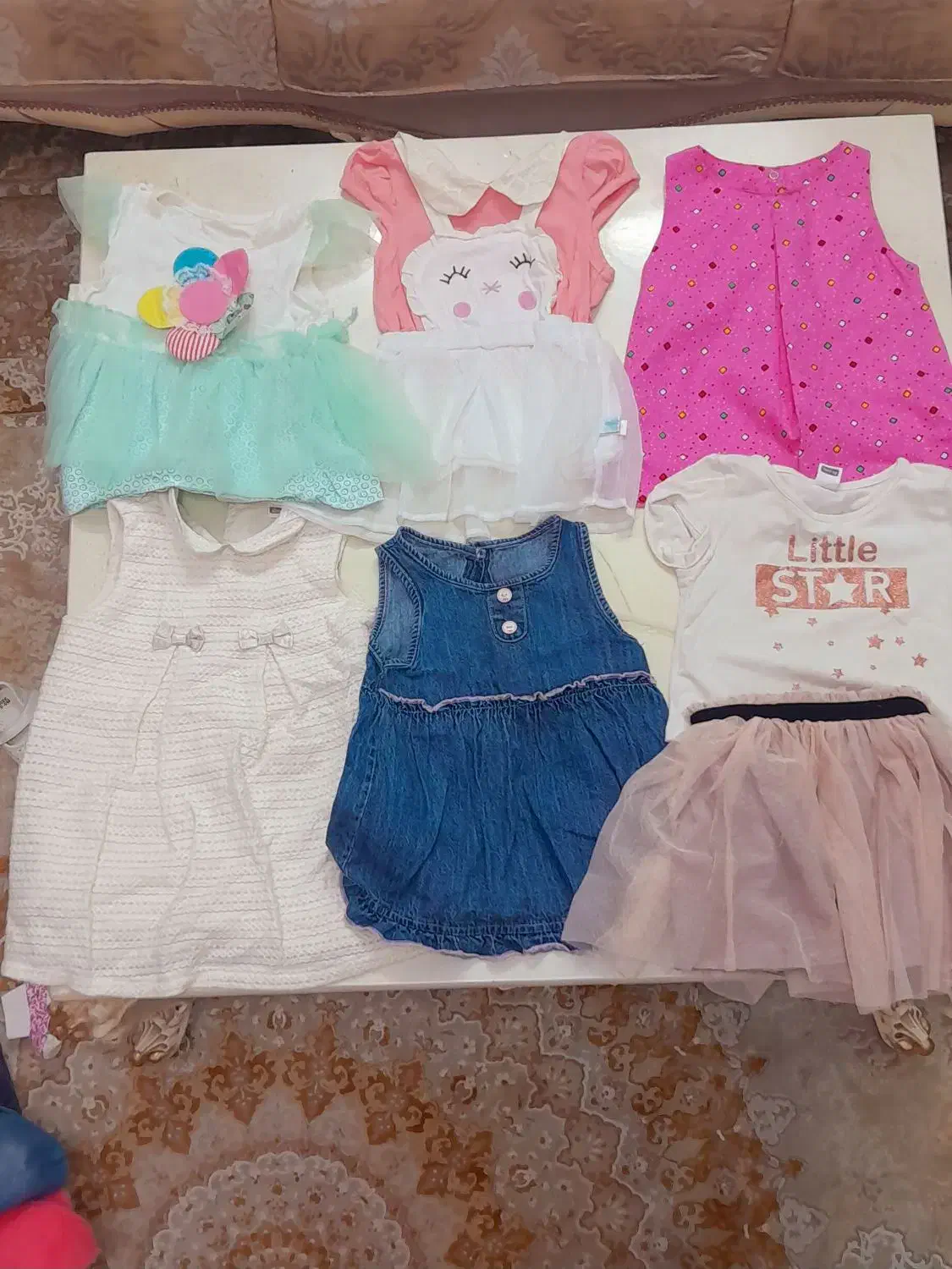 لباس دخترانه در سایز های مختلف نو|کفش و لباس بچه|اسلامشهر, شهرک الهیه|دیوار